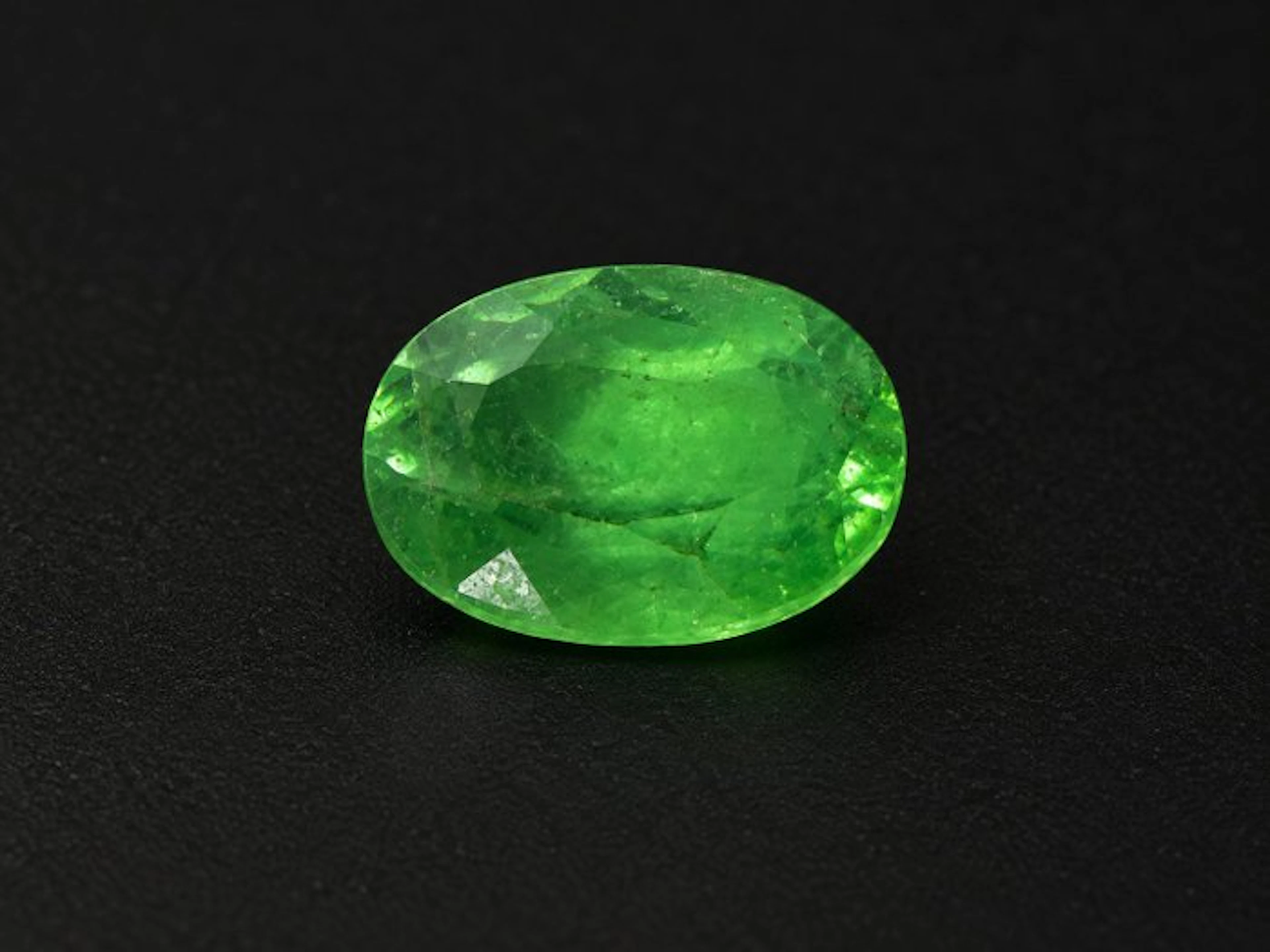 1 pcs Green Tsavorite - 1.53 ct - Instituto Gemólogico...