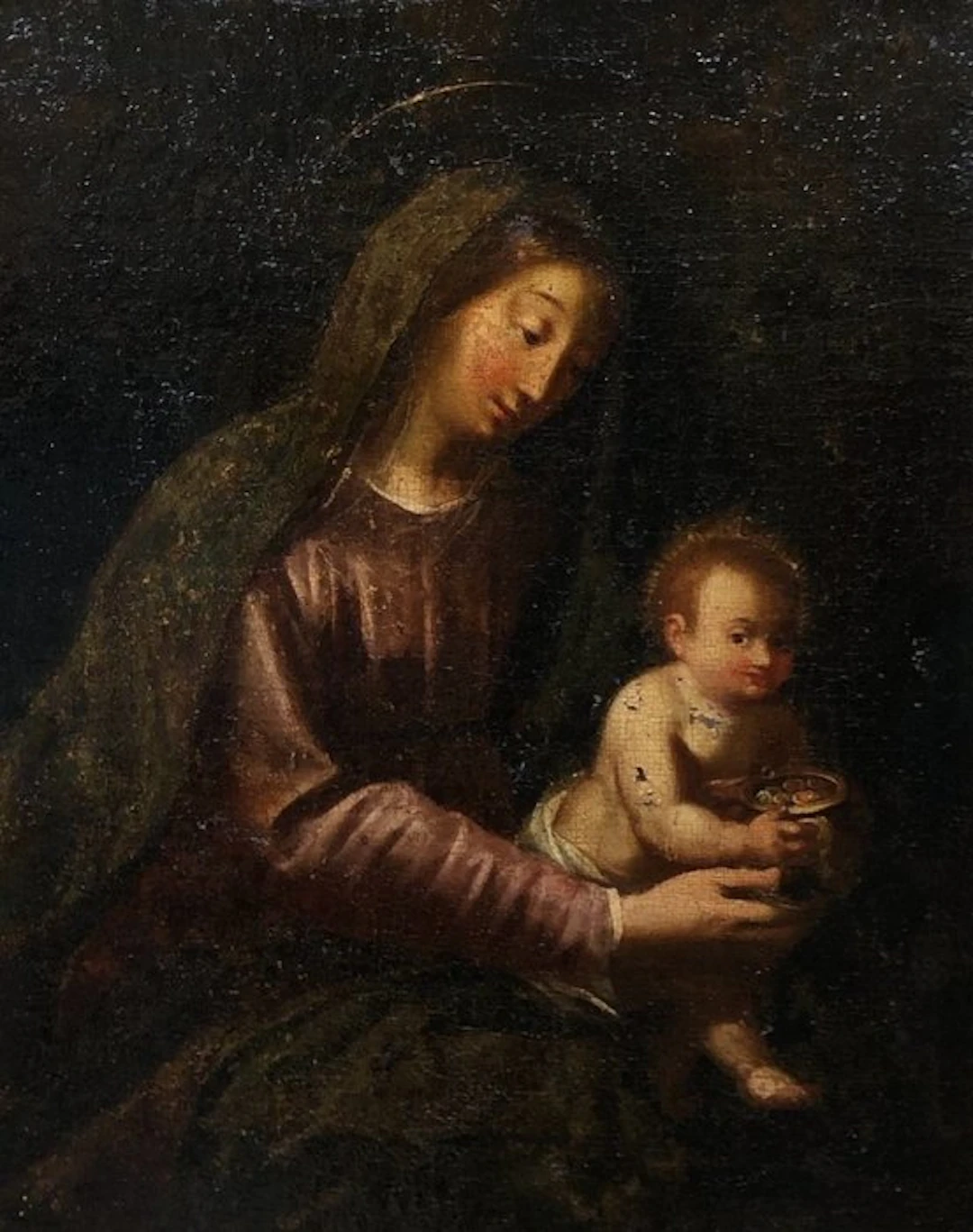 Italian School (XVIII) - The Madonna of the Chalice