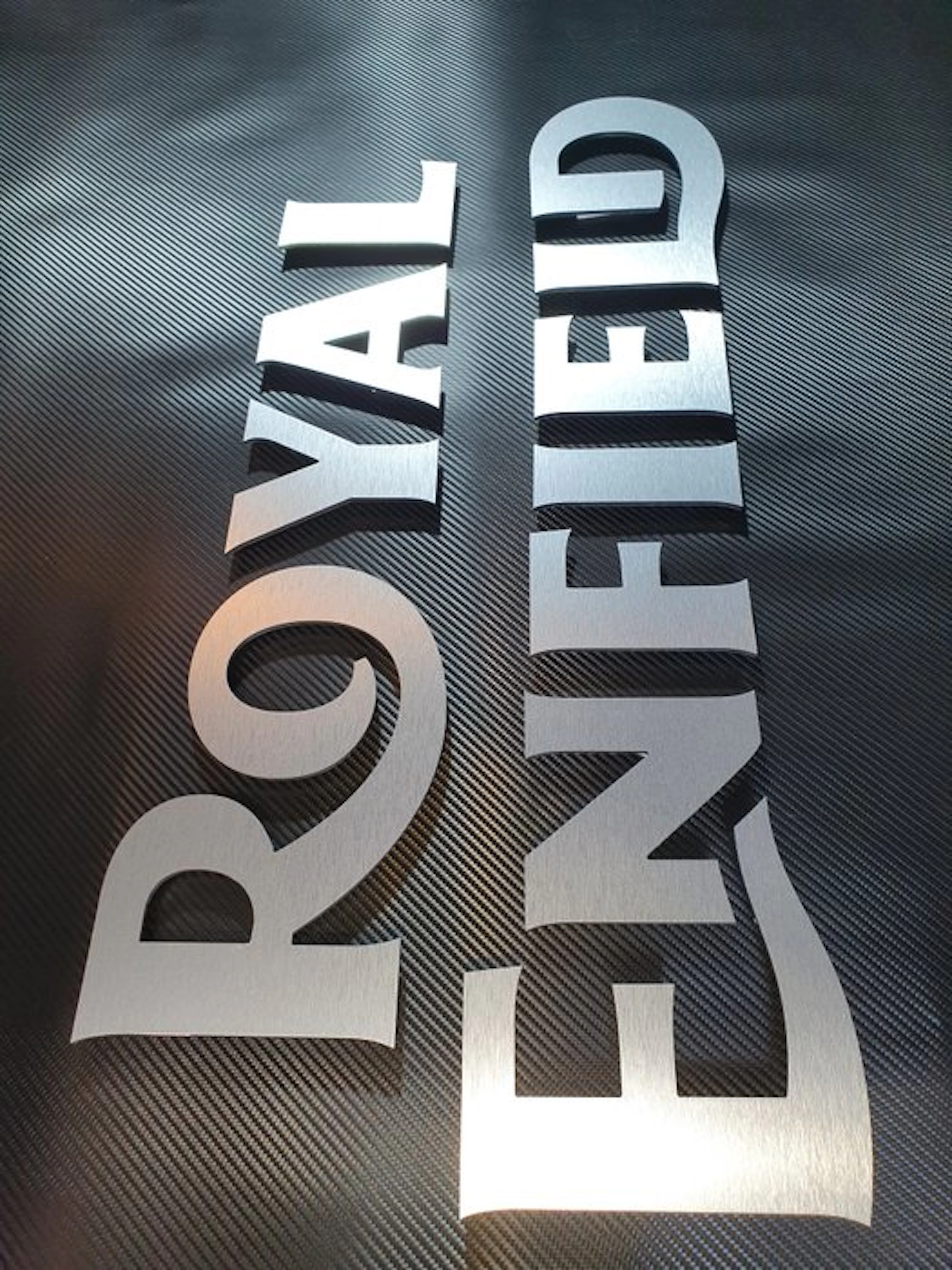 Advertising sign - Professional Wall logo in brushed...