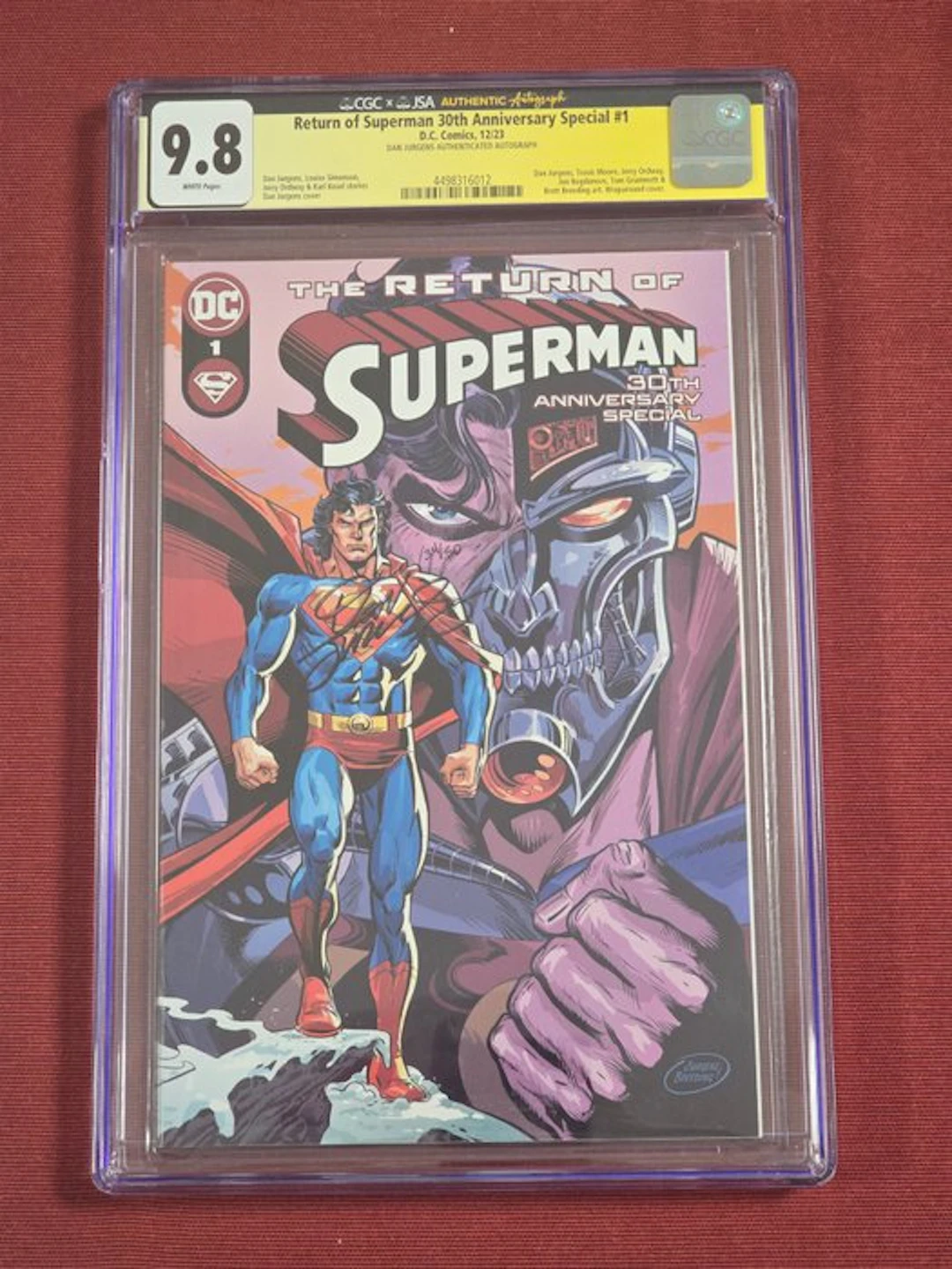 Return of Superman 30th Anniversary Special #1 - Signed...