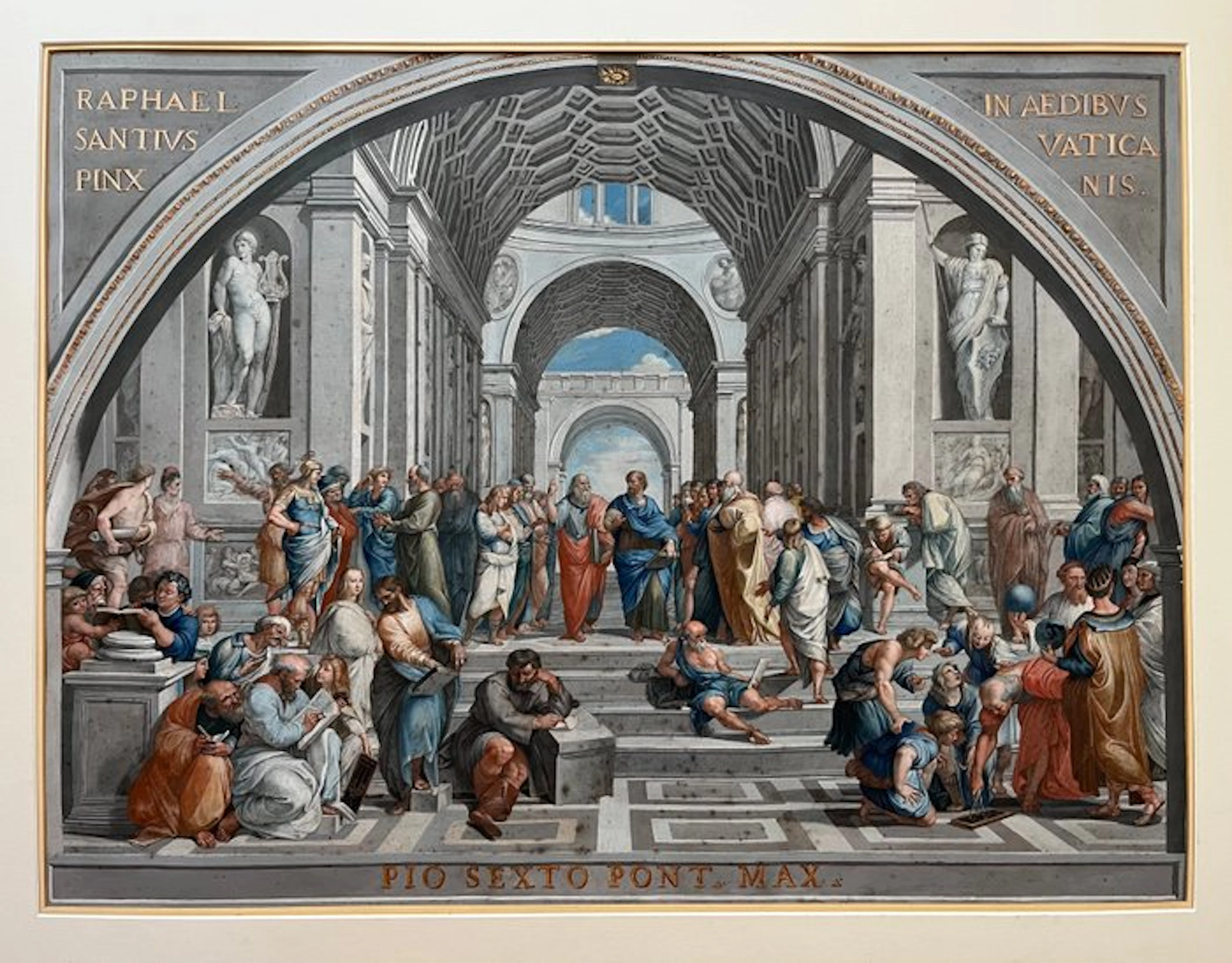 Giovanni Volpato (1733-1803), after Raphael - Meisterhaft kolorierter Kupfer