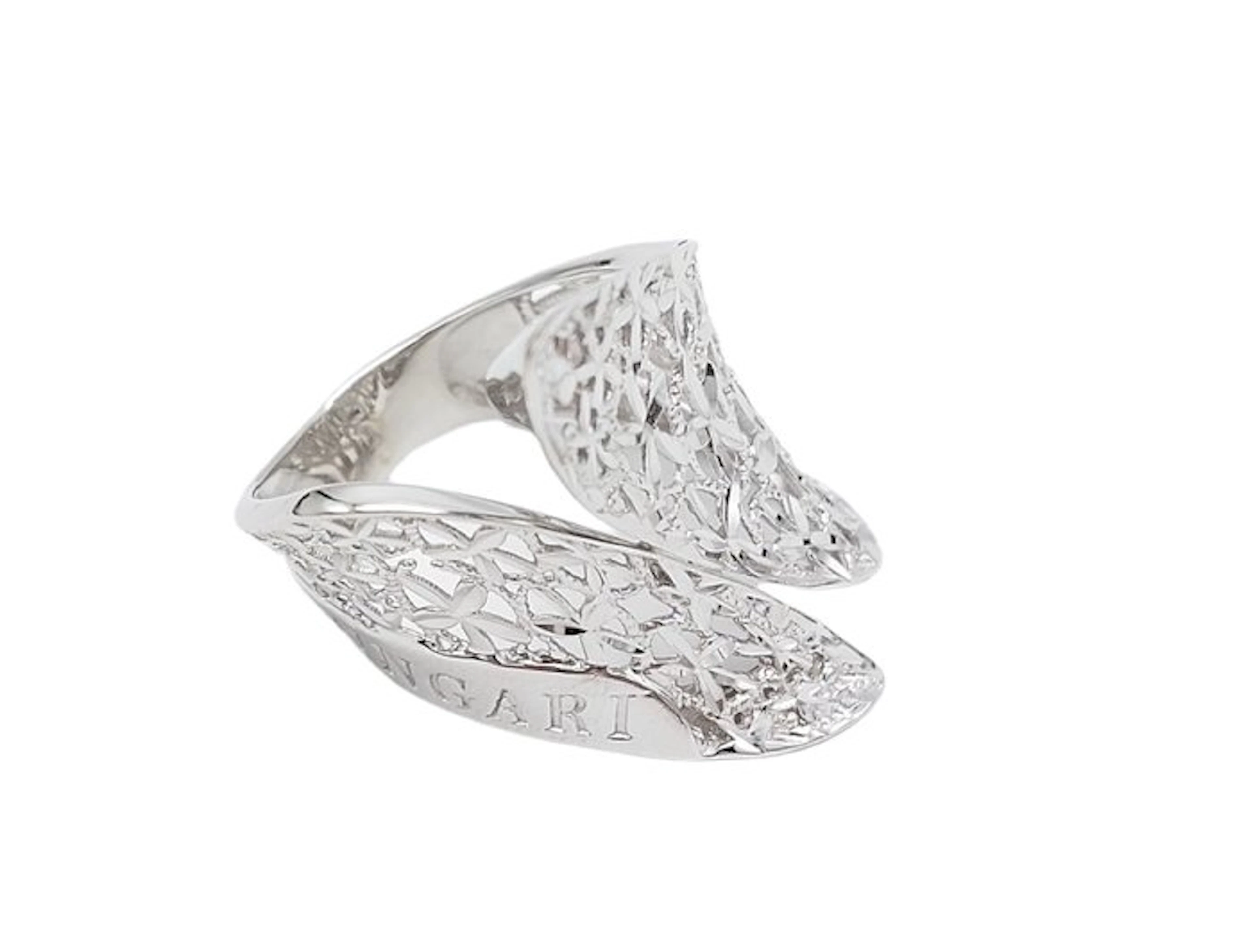 Ring - 18 kt. White gold
