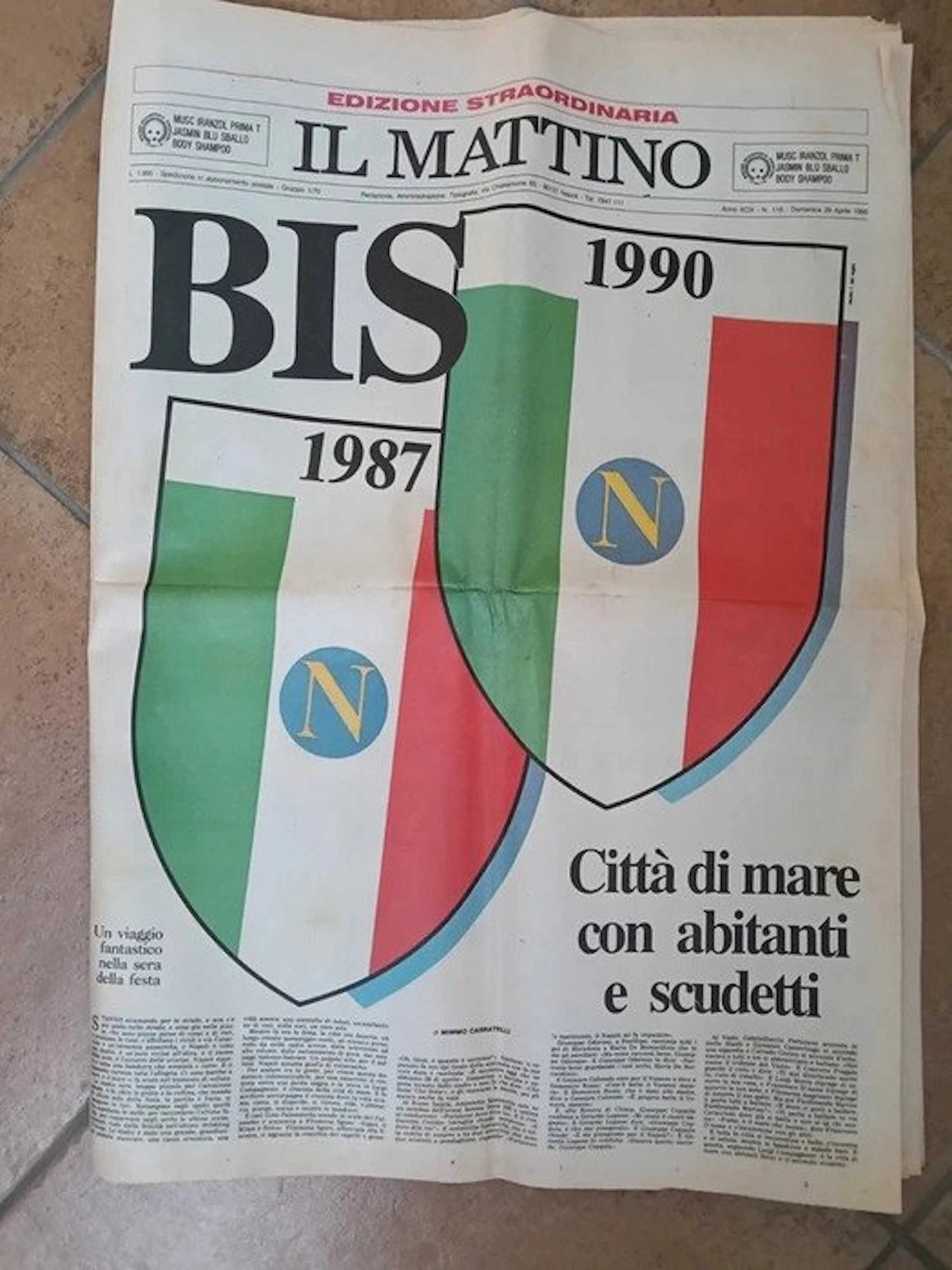 Napoli - Italian Football League - 1990 - Daily