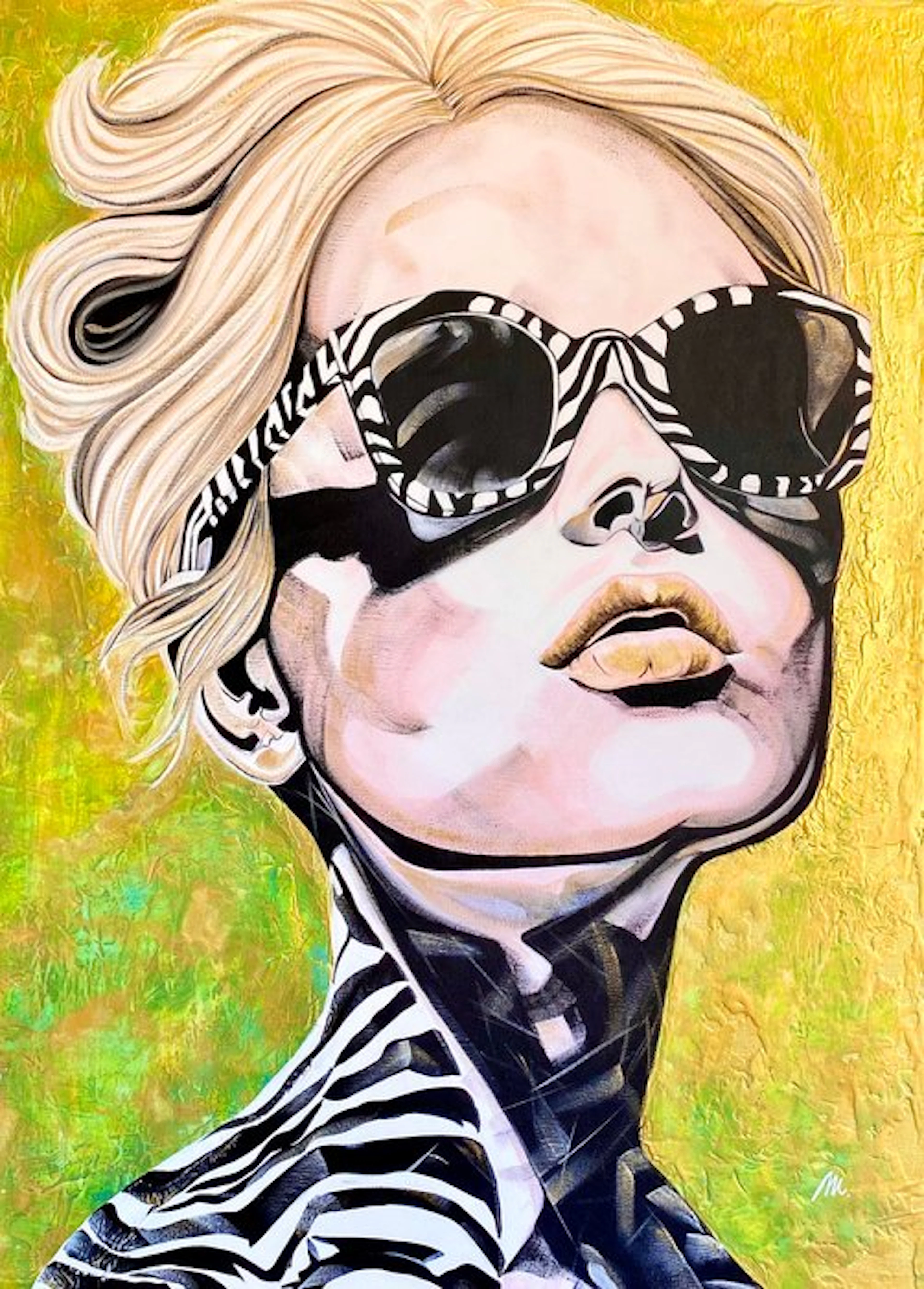 Marcela Medvedikova - "JUNGLE NOIR ZEBRA GLAM" Series: WOMEN VOICELESS VOICES