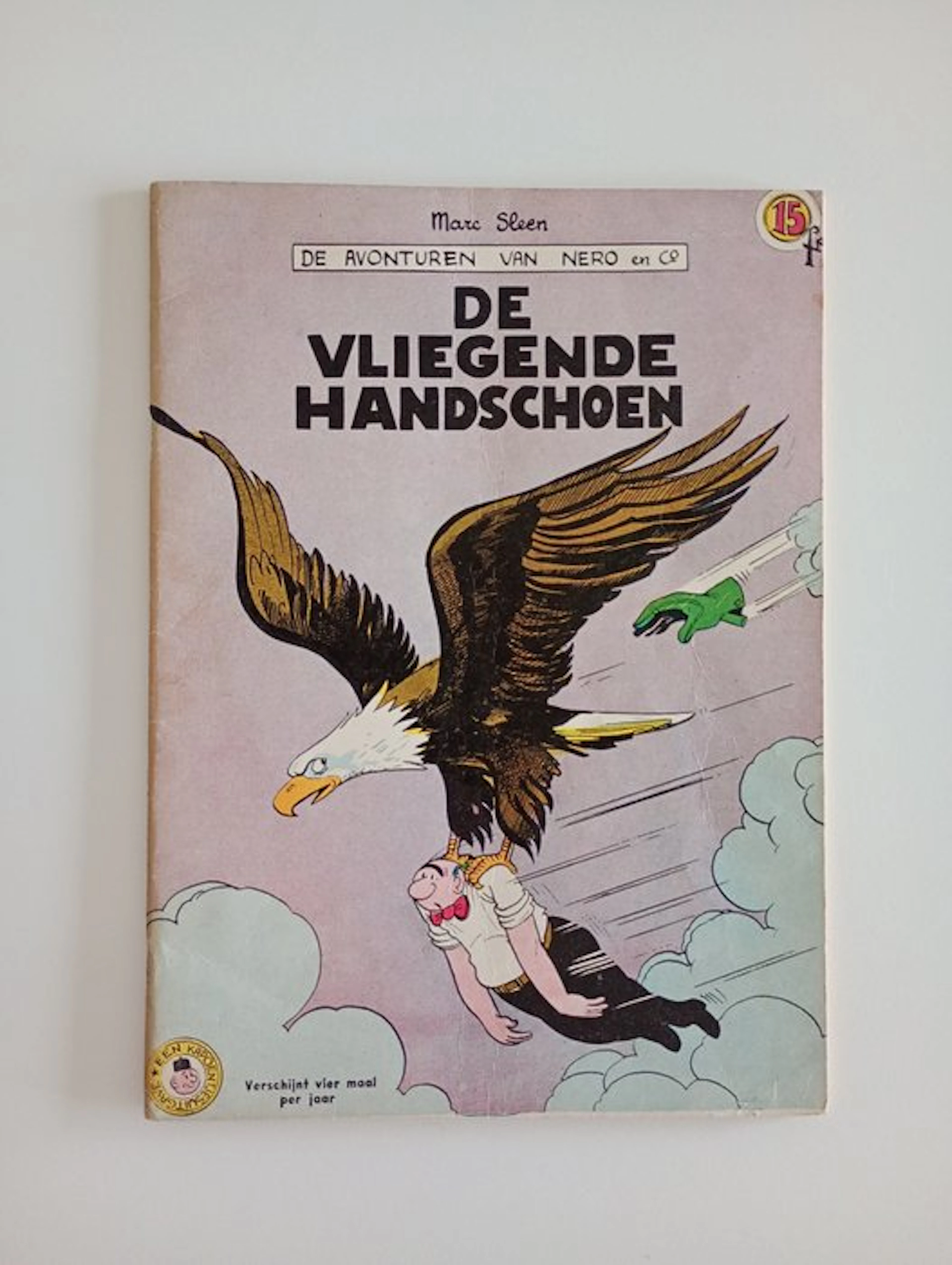 Nero 29 b - De vliegende handschoen - 1 Album - First edition - 1957
