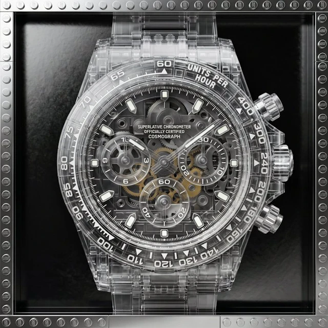 Artxlife - Lego Silver Transparency Superlative Chronometer