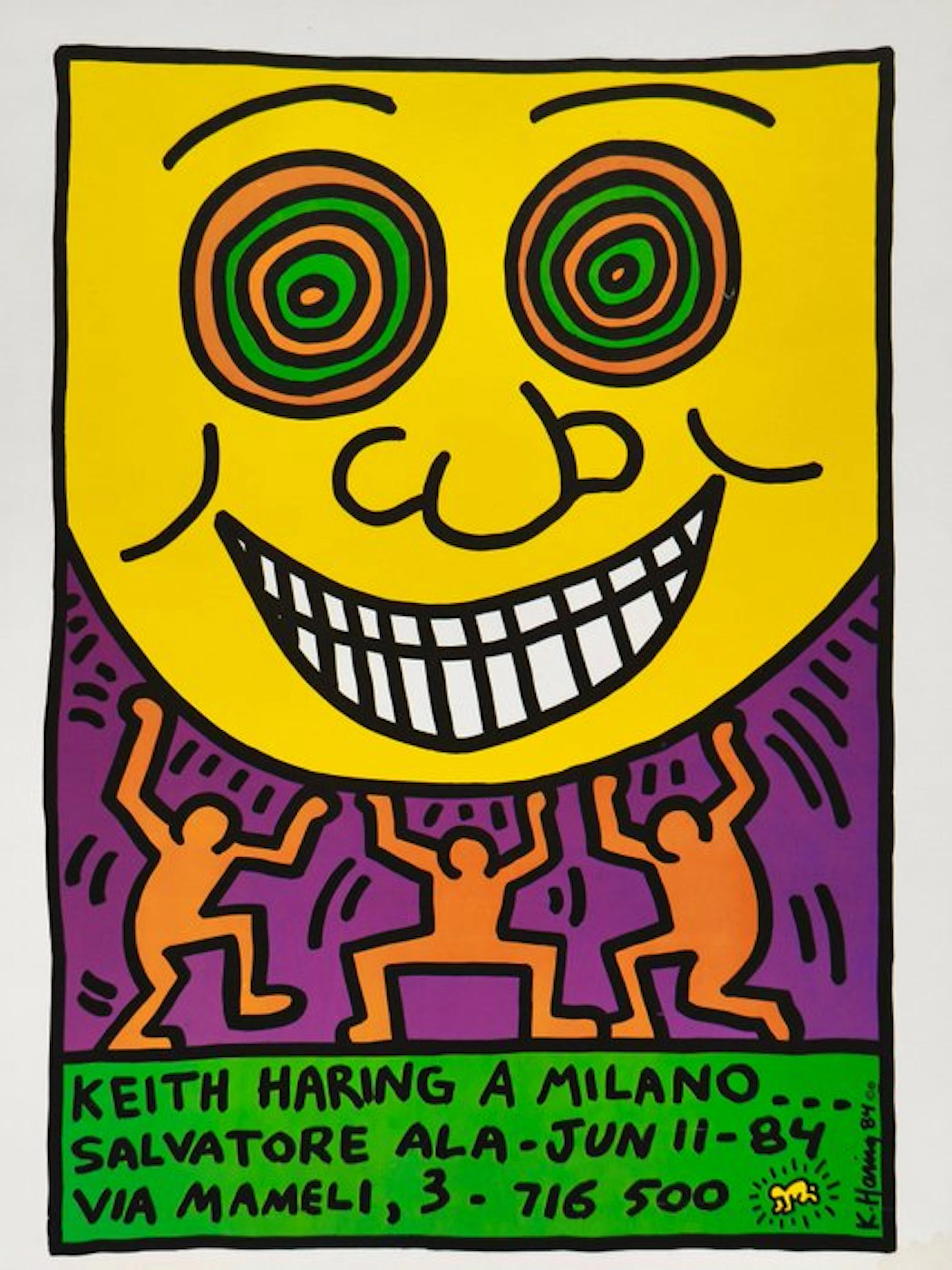 Keith Haring - te Neves Publishing Company. - Keith Haring a Milano - 1990s
