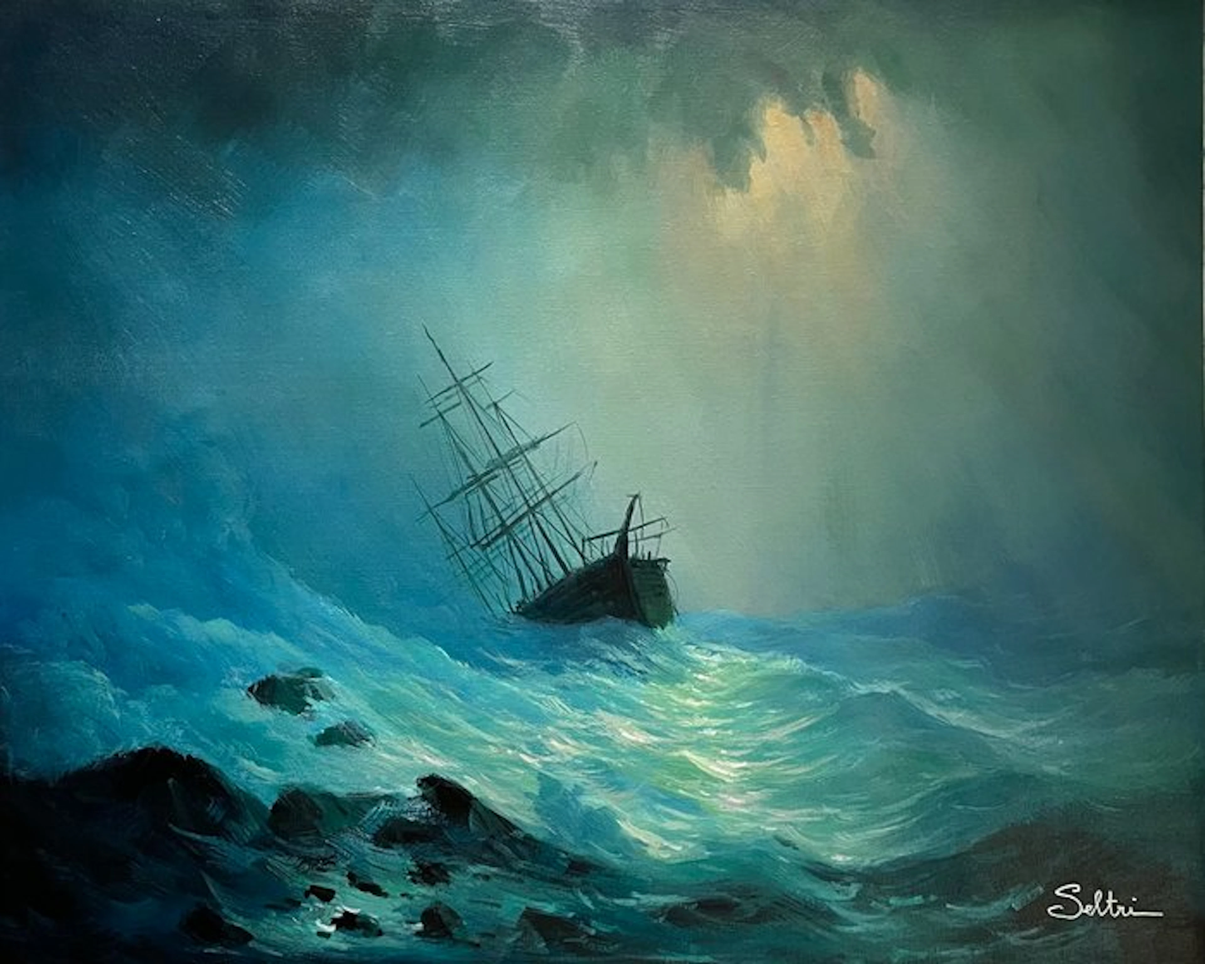 Mauro Seltri (1959) - Lotta contro il mare