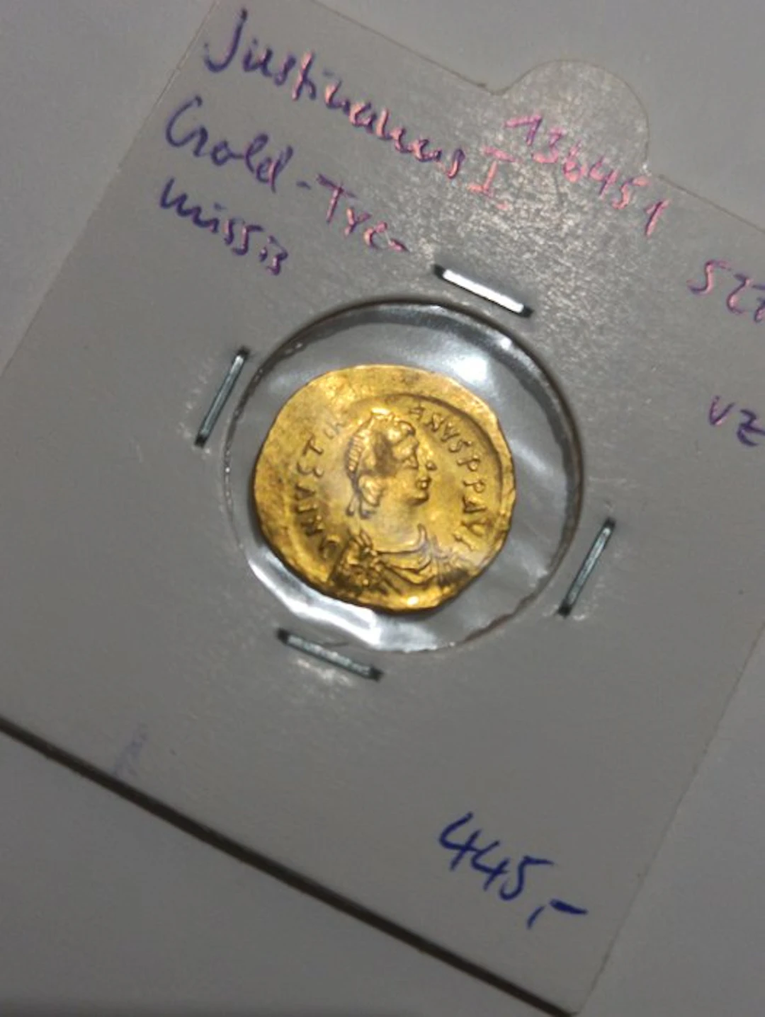 Byzantine Empire. Justinian I (AD 527-565). Tremissis