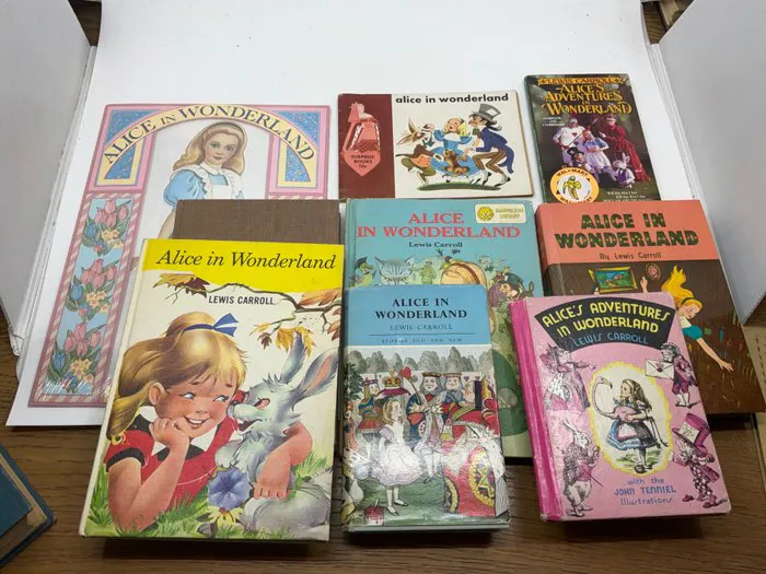 Lewis Carroll - 9 illustrated Alice in Wonderland editions - 1940