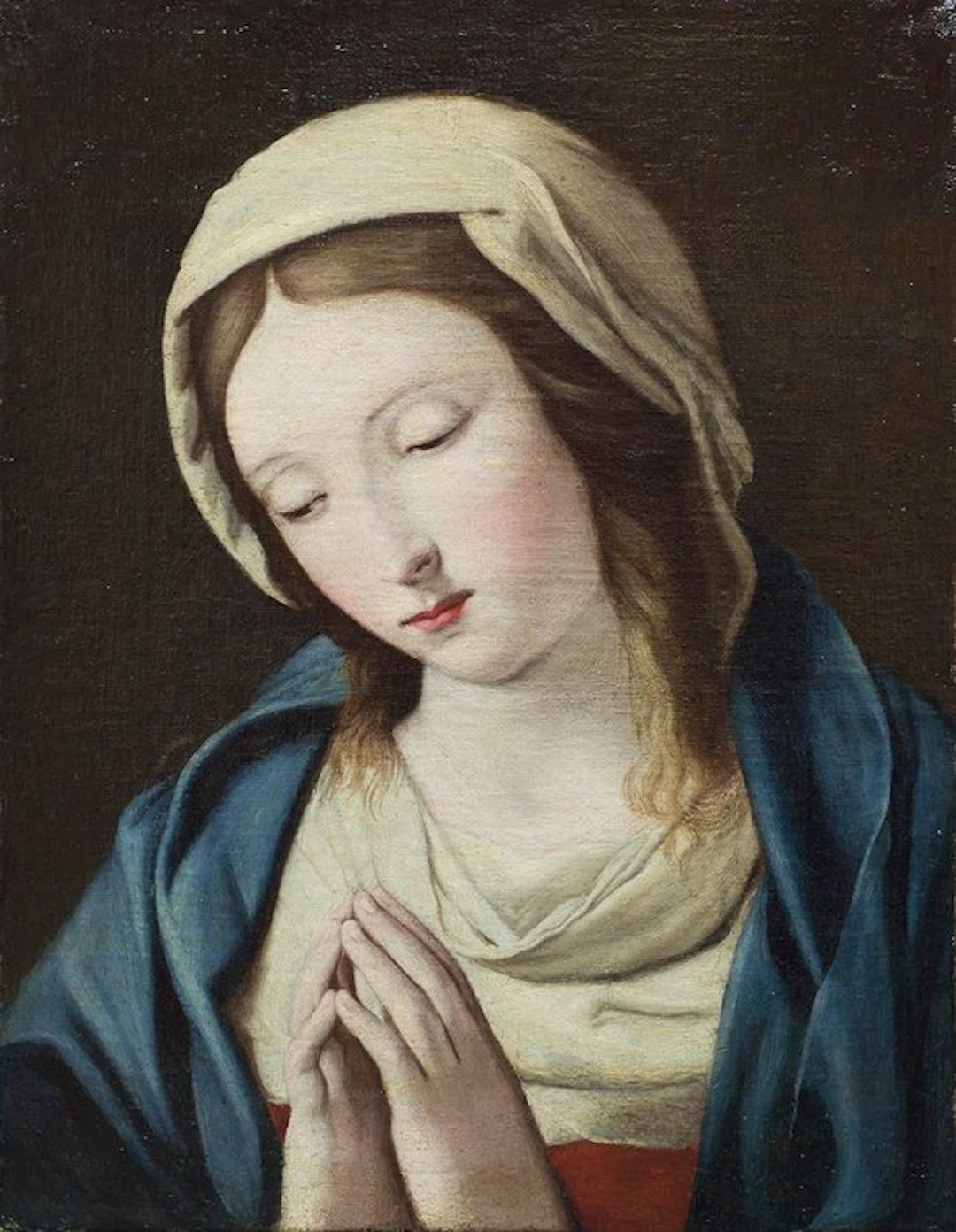 Giovanni Battista Salvi (1609-1685), Scuola di - Vergine in preghiera