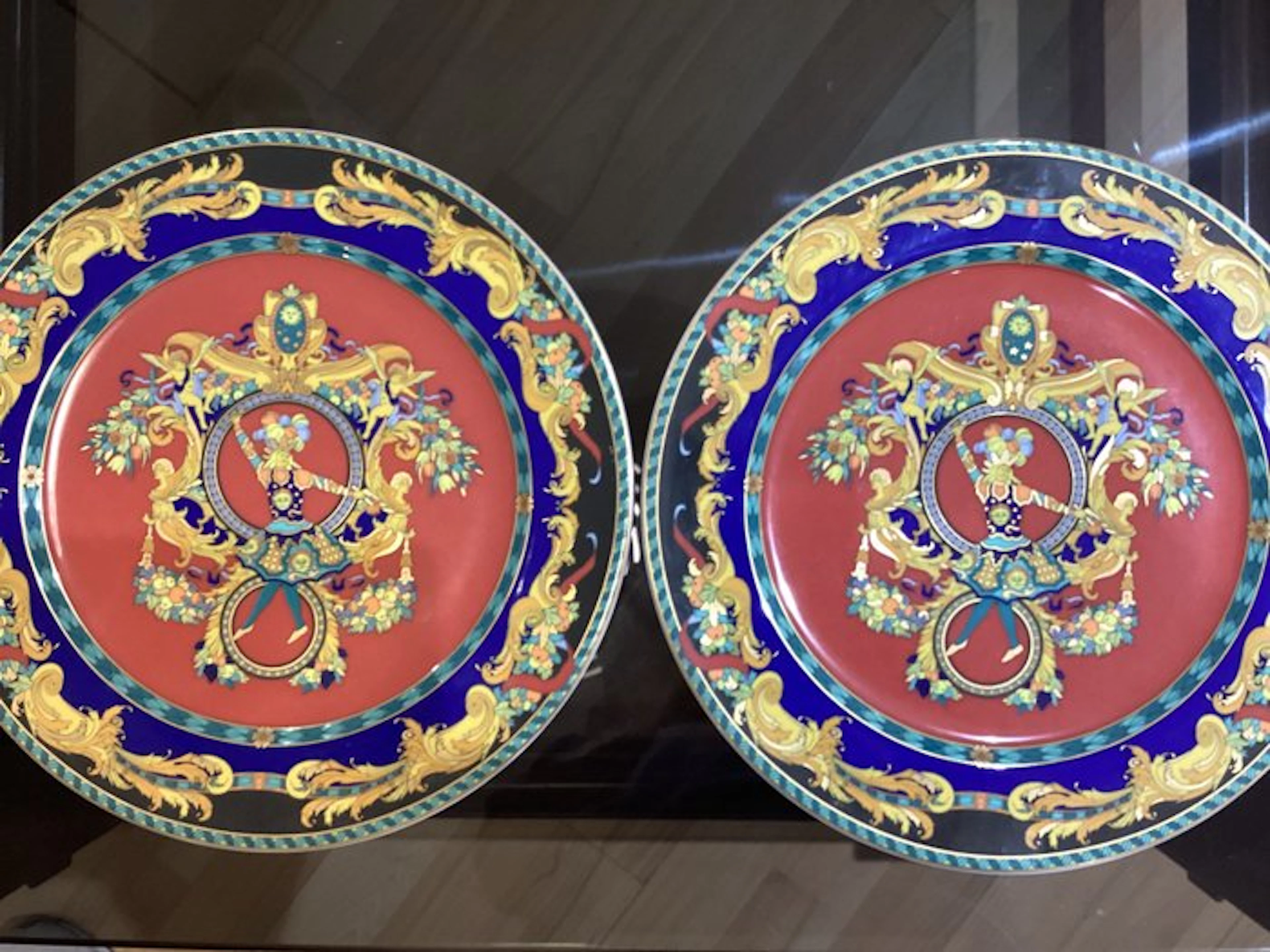 Rosenthal, Versace - Versace - Serving dish (2) - Le Roi Soleil - Porcelain
