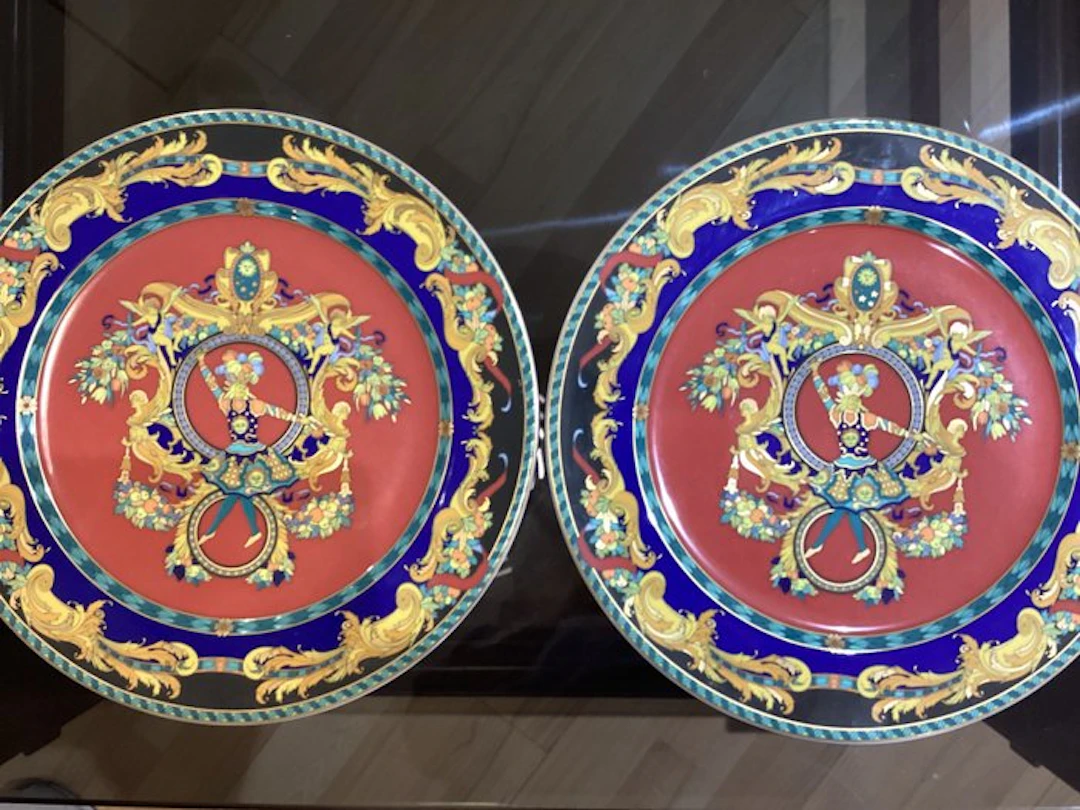 Rosenthal, Versace - Versace - Serving dish (2) - Le Roi Soleil - Porcelain