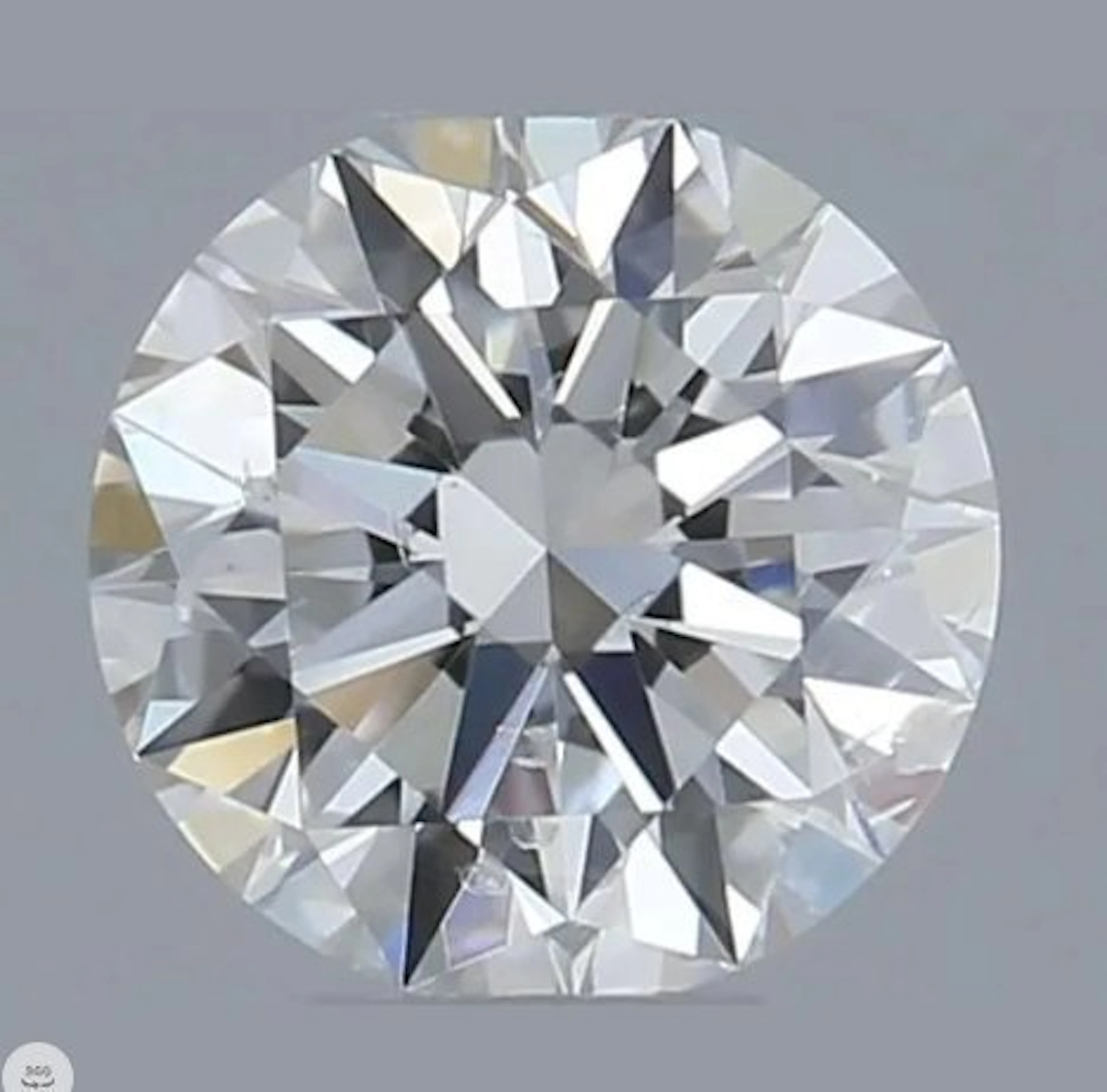 1 pcs Diamond (Natural) - 0.31 ct - Round - D...