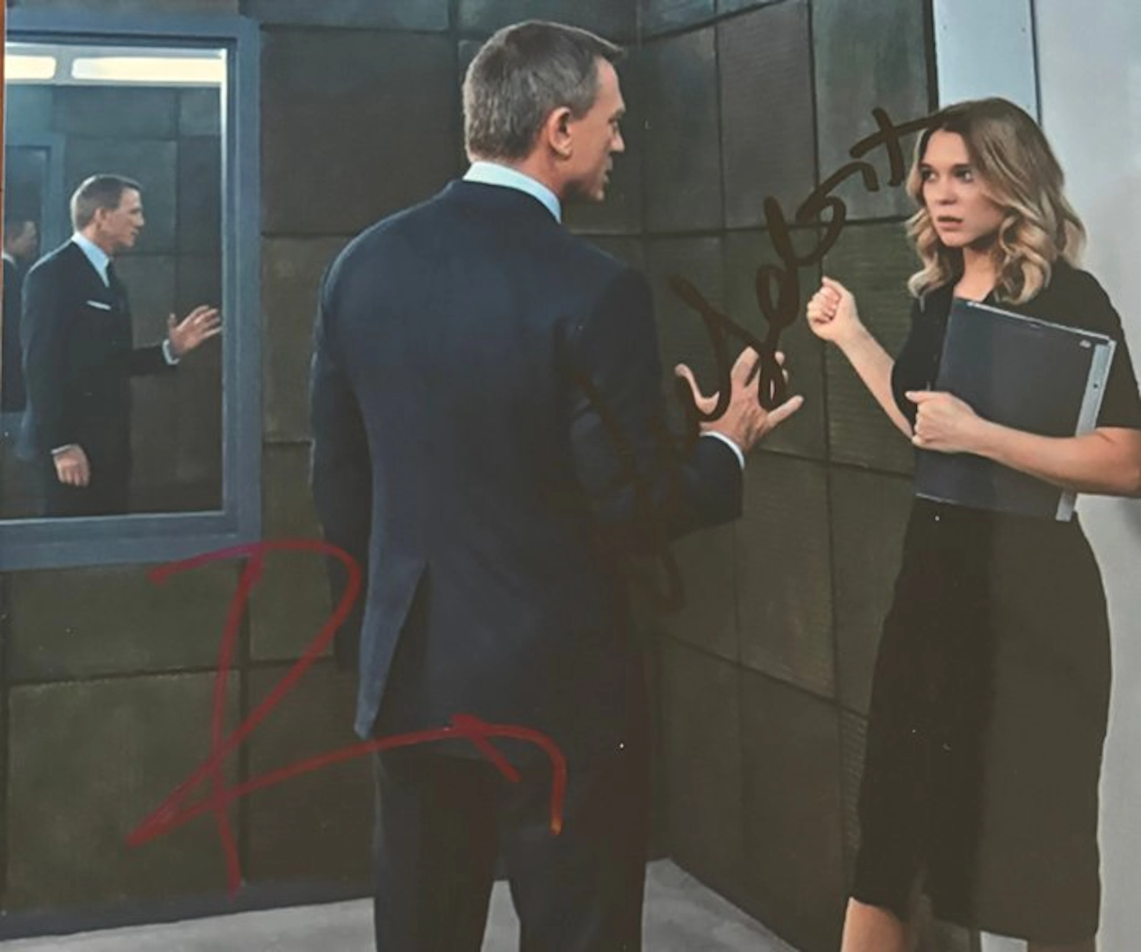 Daniel Craig and Lea Seydoux - No Time To Die - Double...