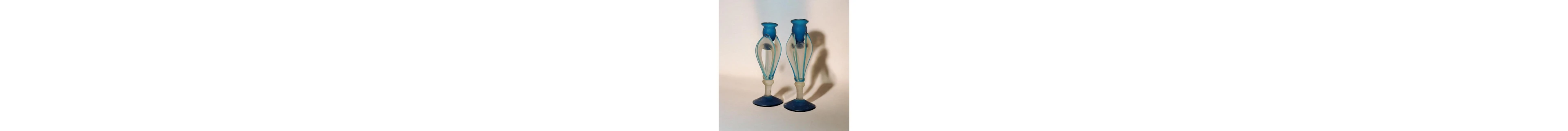 Barovier & Toso, attrib - Candleholder (2) - Murano glass