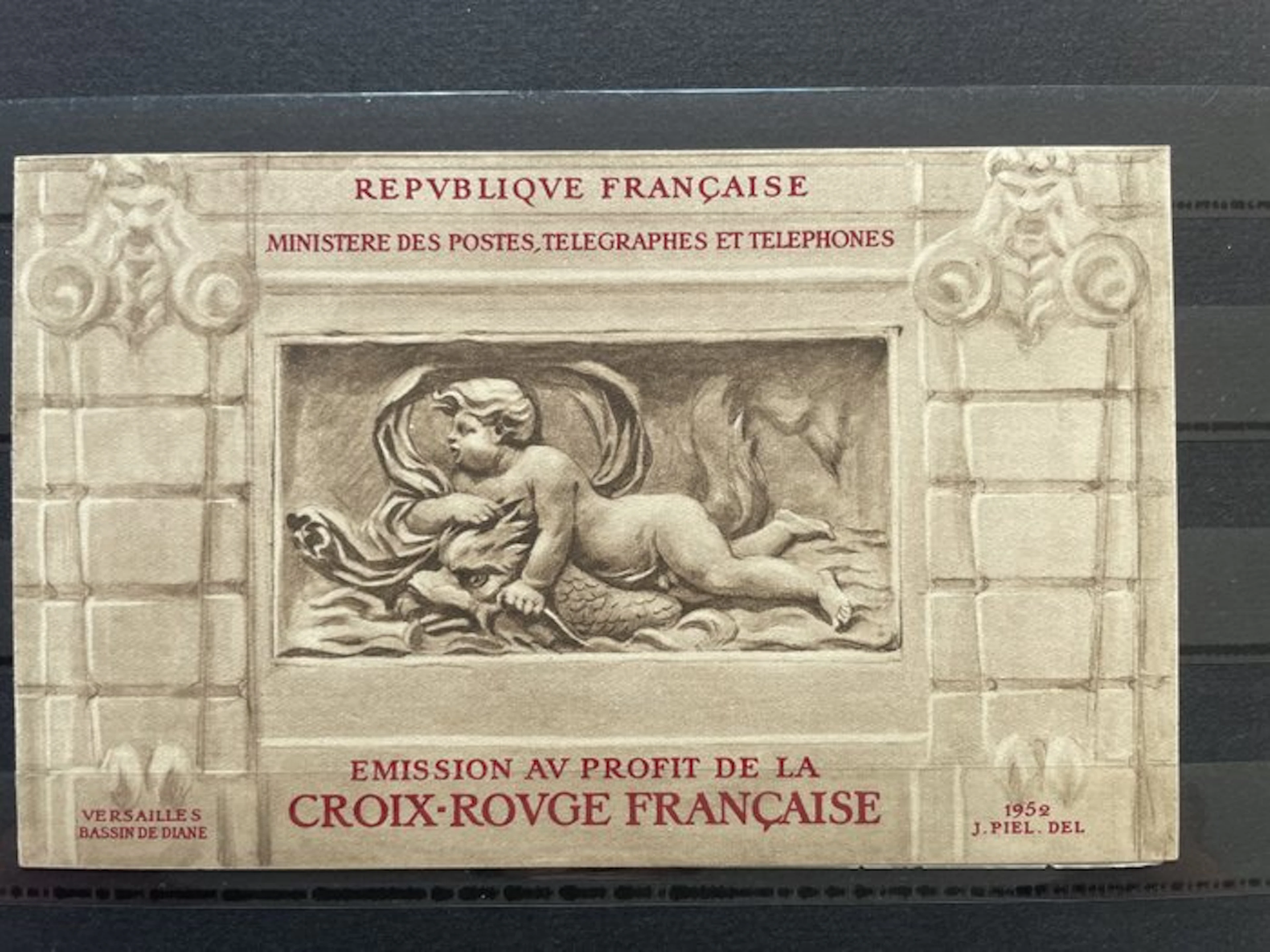 France 1952 - superbe carnet croix rouge