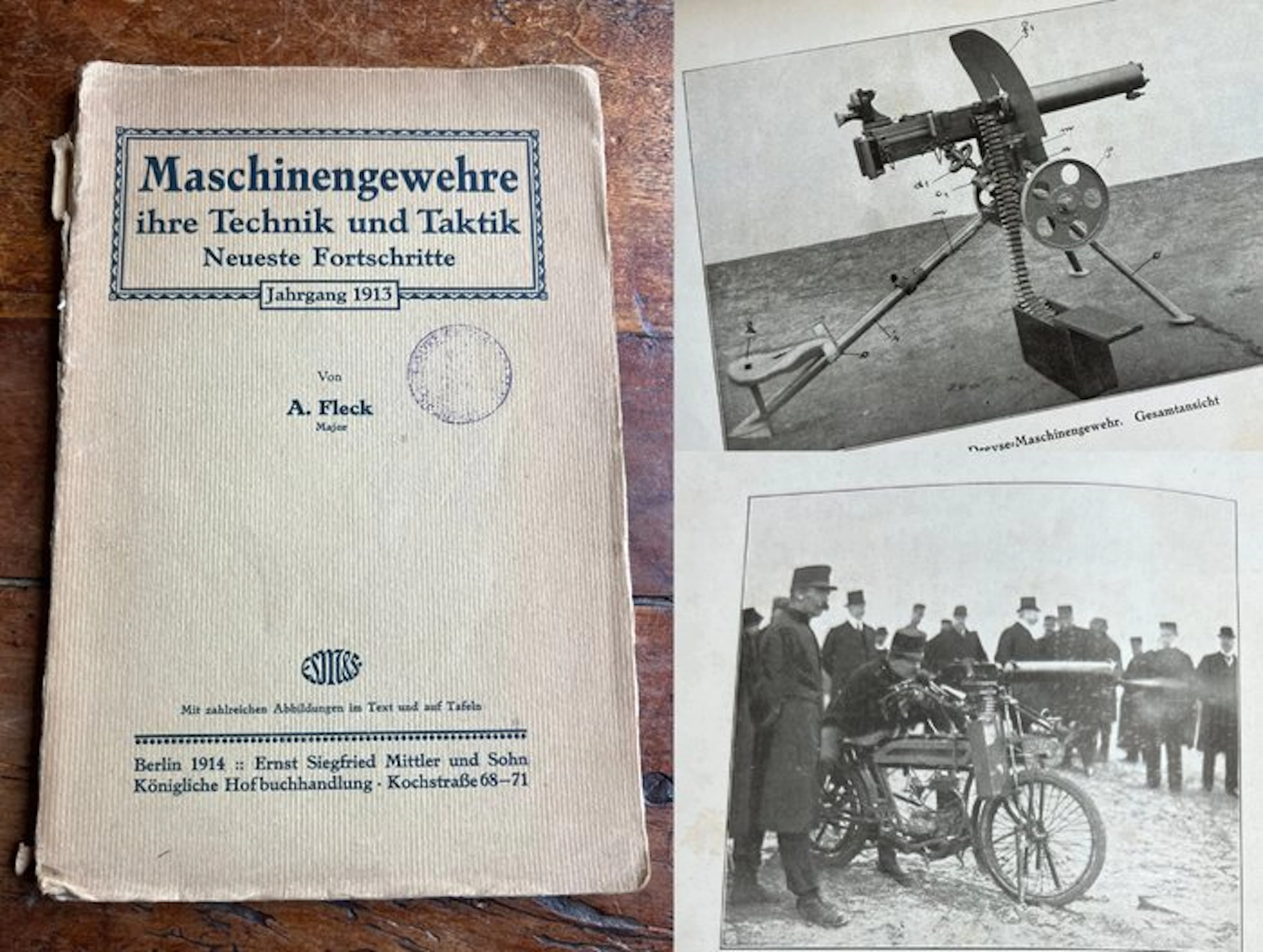 Rare WW1 German Imperial Army / Dutch Machine Gun weapon...