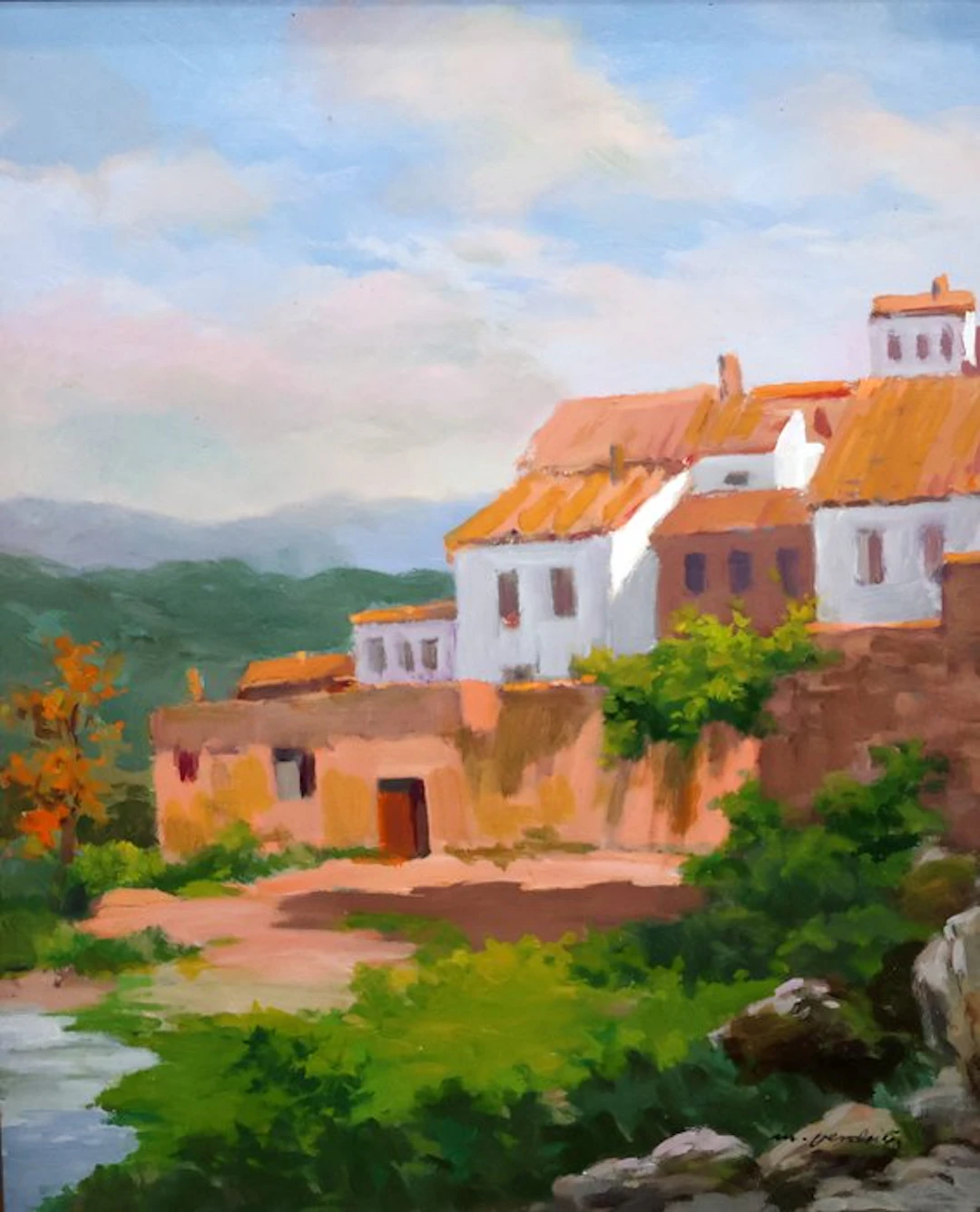 Miguel Martínez Verchili (1898-1989) - Pueblo luminoso