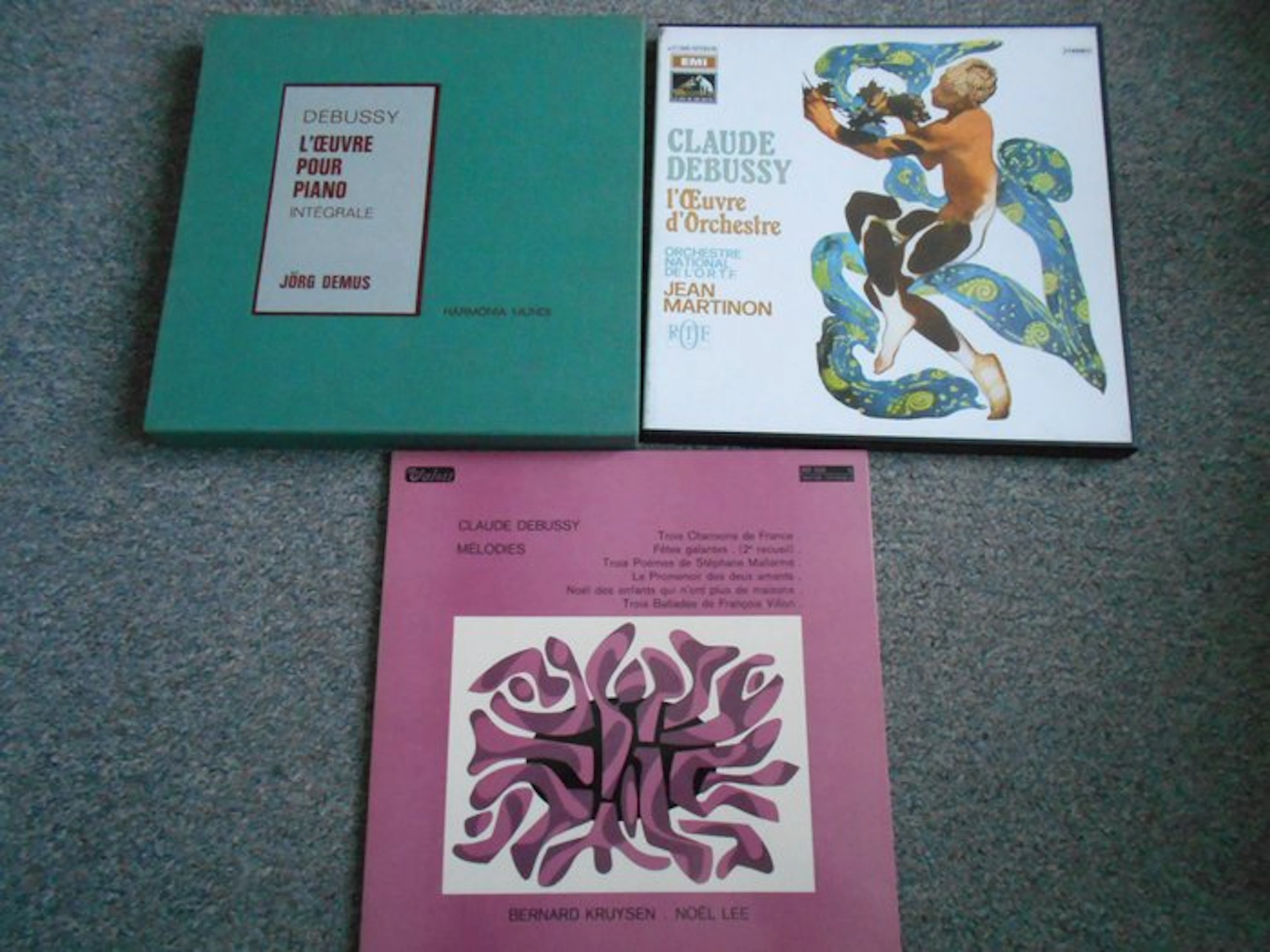 Claude Debussy - 2 beautiful box sets + 1 album - 15 x...