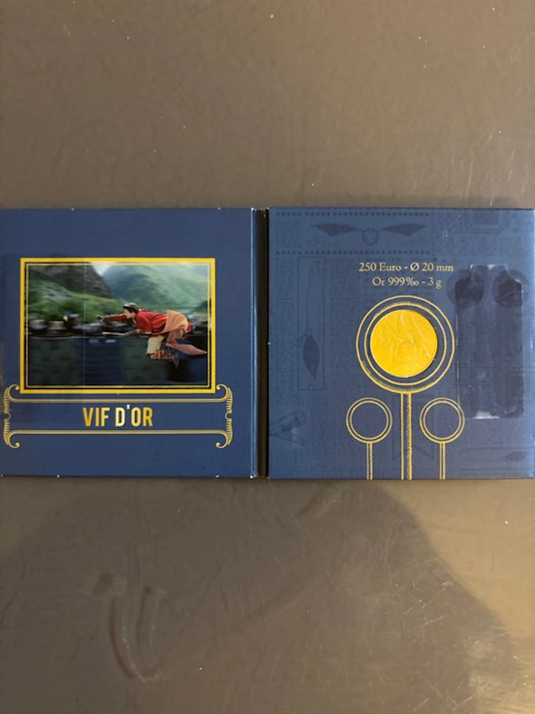 France. 250 Euro 2021 "Harry Potter - Vif d'Or"