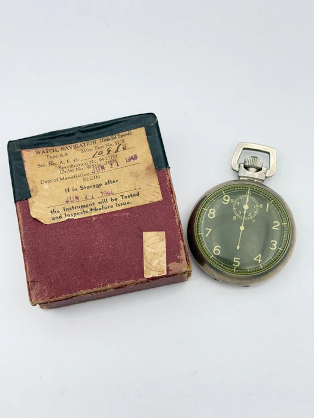 Elgin Watch Company - drops bombs vintage assigned - 1900-1949