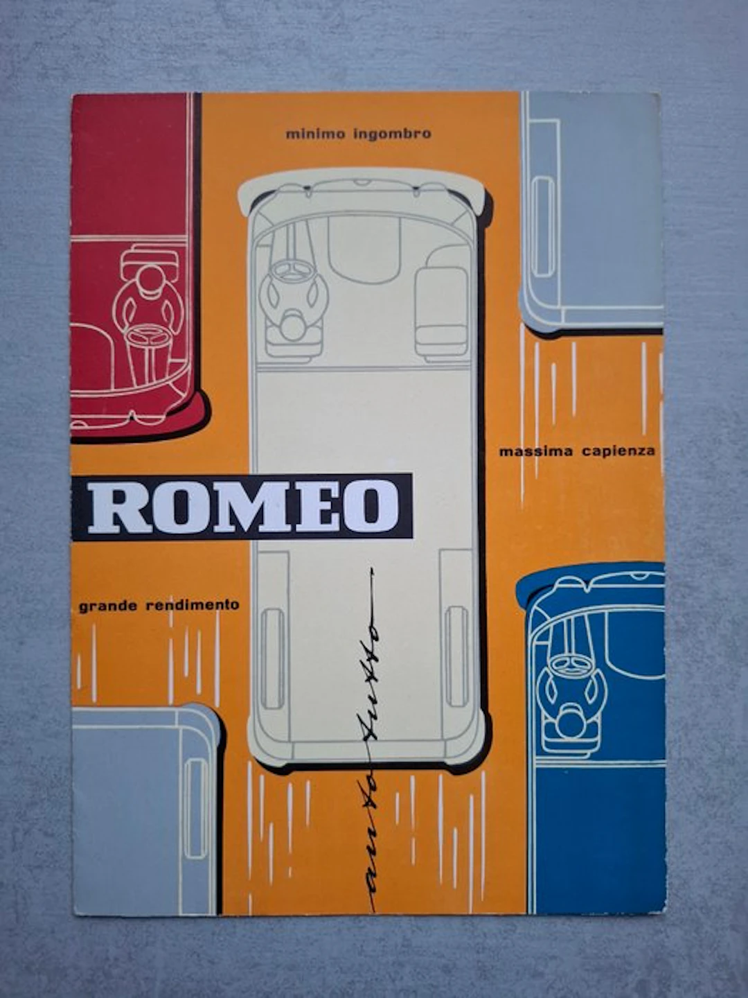 Brochure - Alfa Romeo - "Romeo" Autotutto - 1955