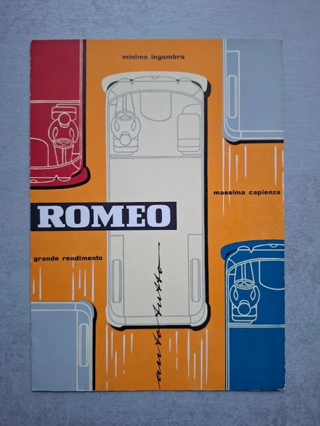 Brochure - Alfa Romeo - "Romeo" Autotutto - 1955