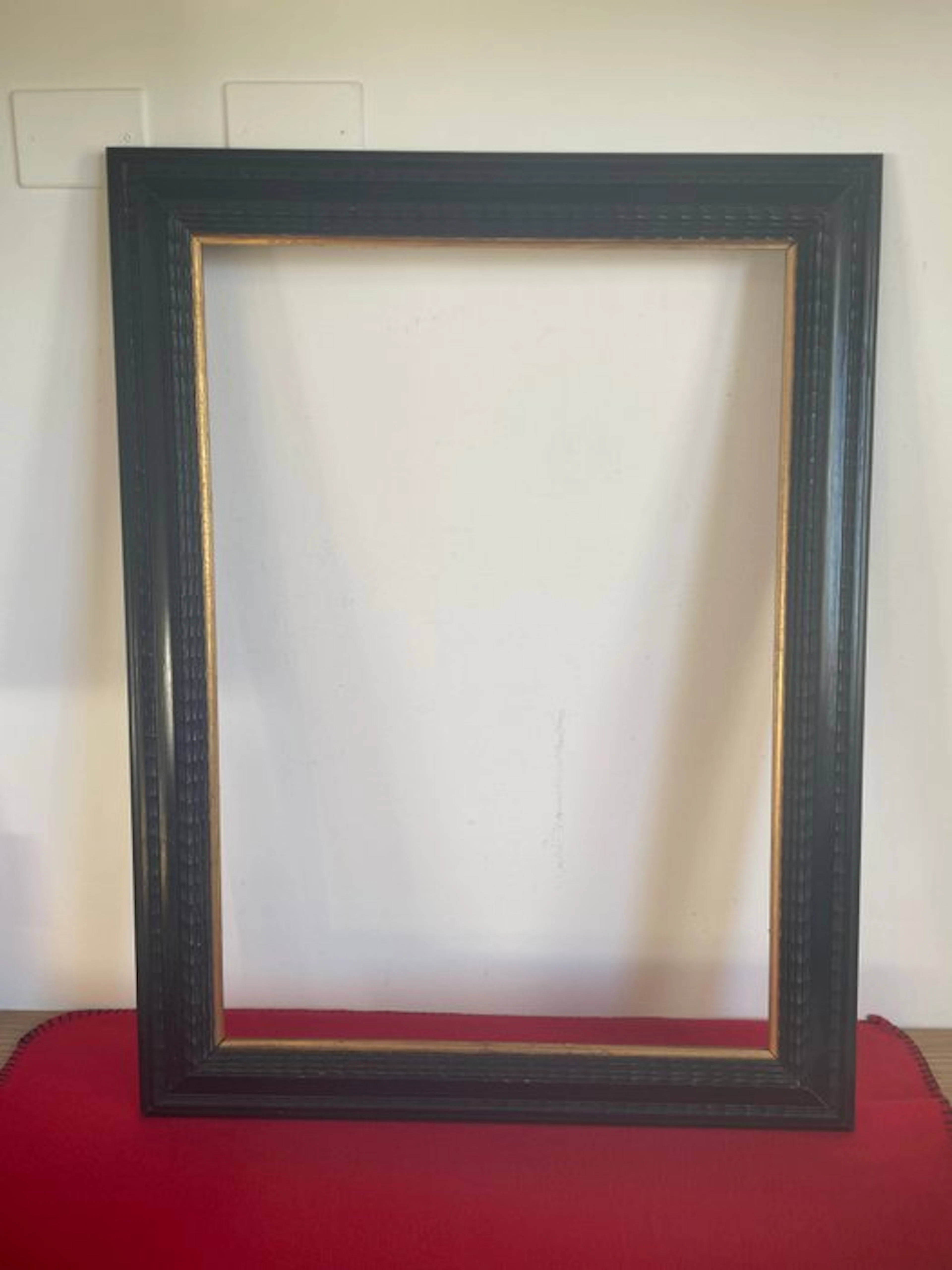 Frame - Grand guilloché, ebonized, 19th century