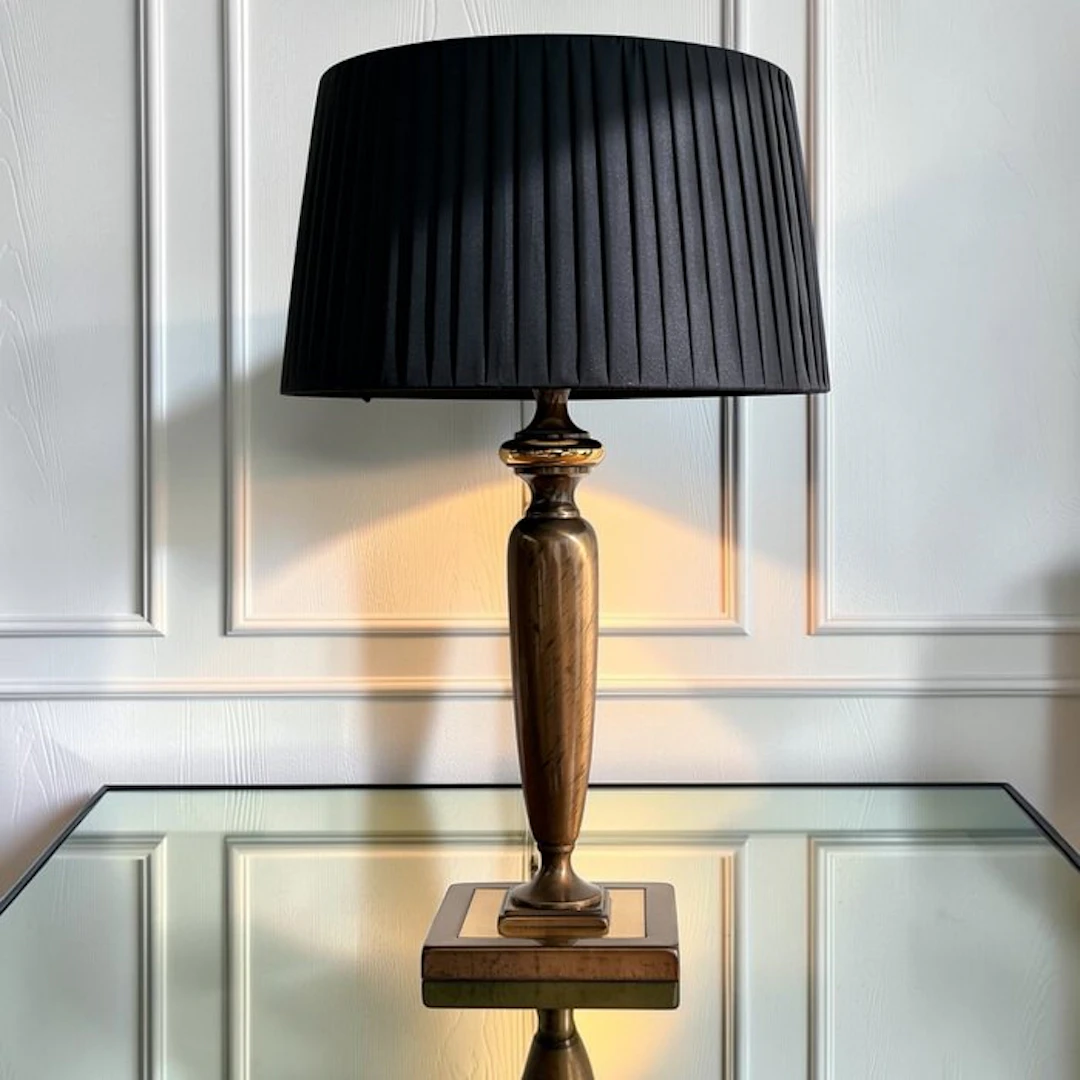 Herda - Table lamp - Elegant and chic - Metal, Brass