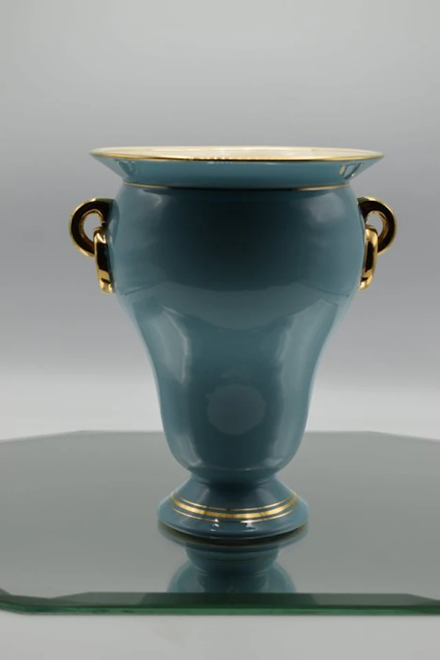 Keramis Boch - Raymond Chevallier - Vase - Pastel Blue...