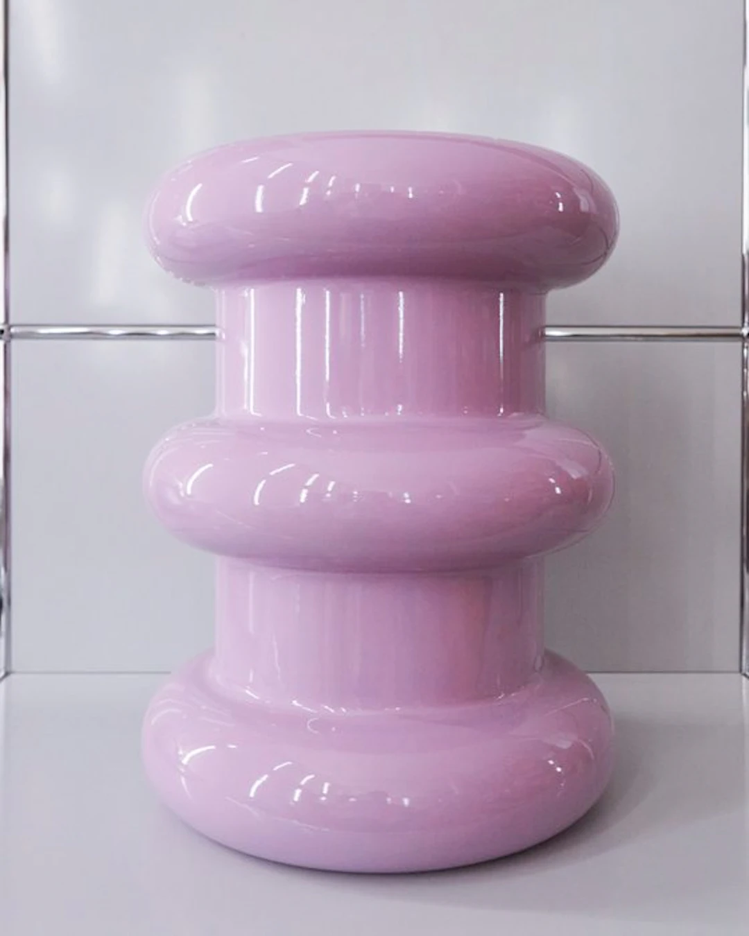 Kartell - Ettore Sottsass - Stool - Pilastro - Pink - Plastic