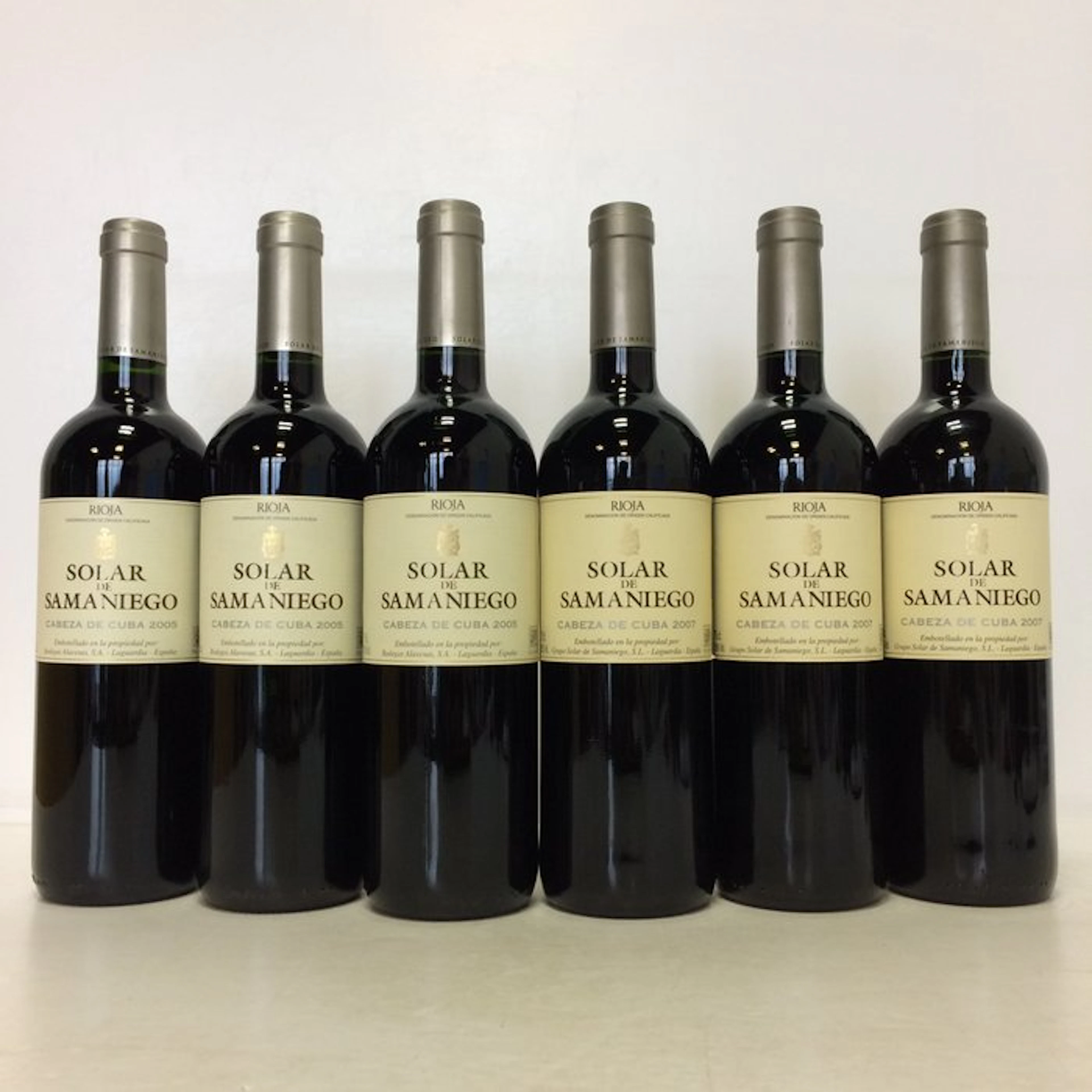 2005 (x3) & 2007 (x3) Bodegas Alavesas