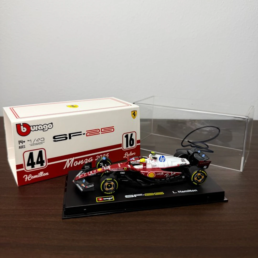 Ferrari - Monza GP - Lewis Hamilton - 2025 - SF25 model in 1:43 scale.