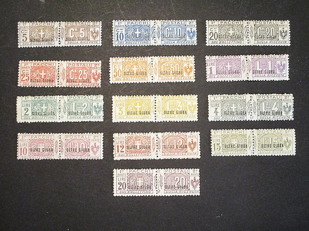 Italian Jubaland - Oltre Giuba – Complete set of Postal...