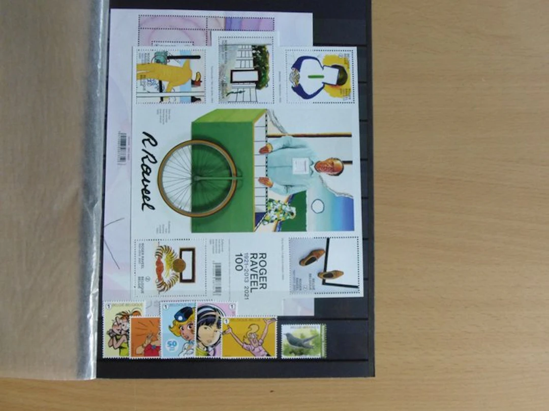 Belgium 2021 - Almost complete 2021 issue with stamps