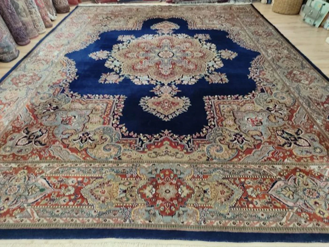 Tabriz - Rug - 4.1 m - 3.1 m - Floral medallion, pure art!