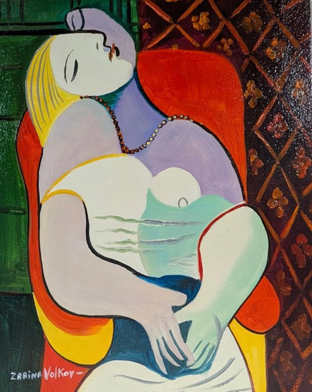 Zarina Volkova (XX-XXI) - Il sogno - Omaggio a Picasso