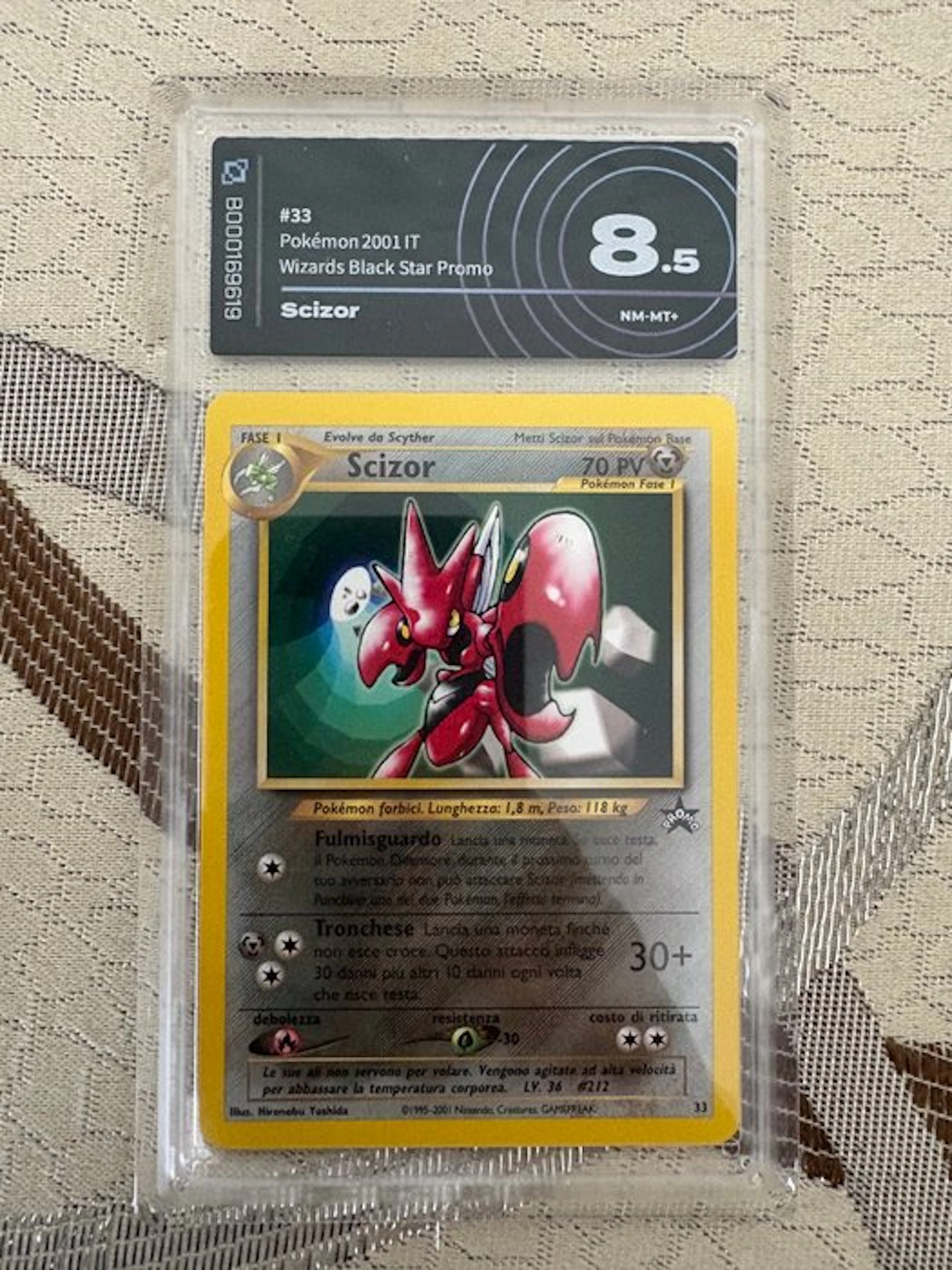 Pokémon - 1 Graded card - Scizor #33 Promo card