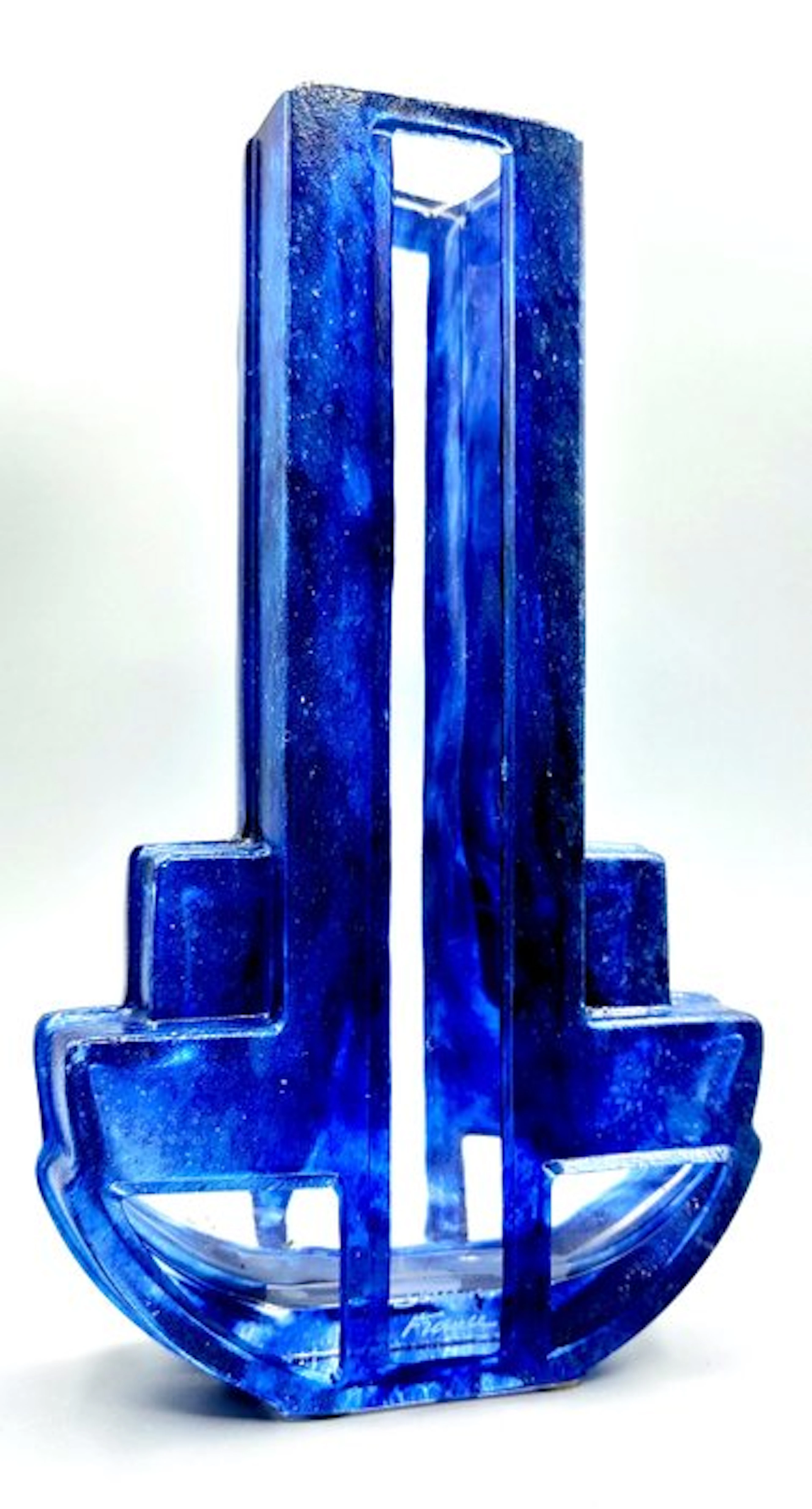 Daum ☨ France - Vase - Sublime Rare Sculptural Vase with...