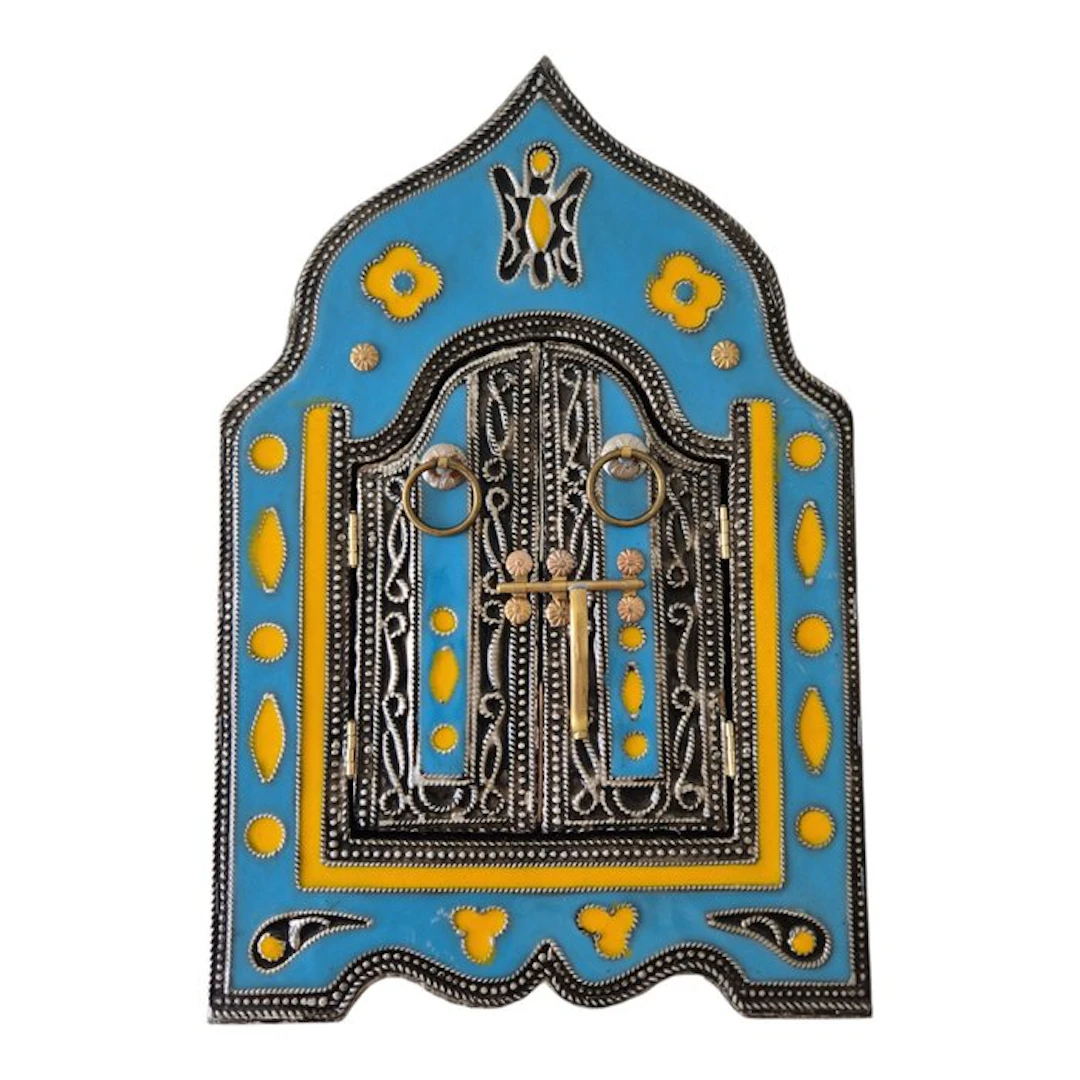 Mirror - Wooden composite frame with real camel bone inlay (tint)