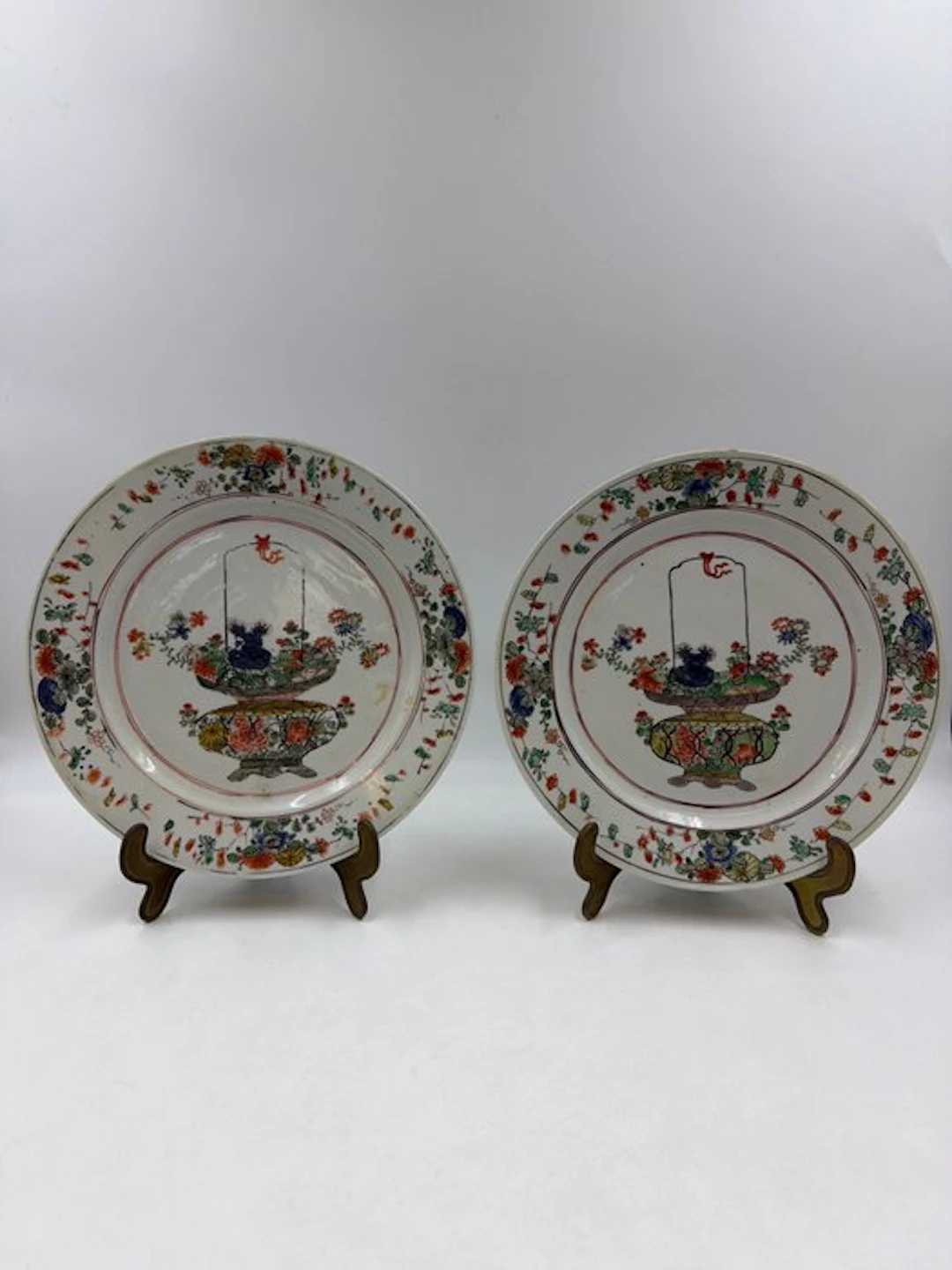 Plate - Porcelain - Kangxi Green Family
