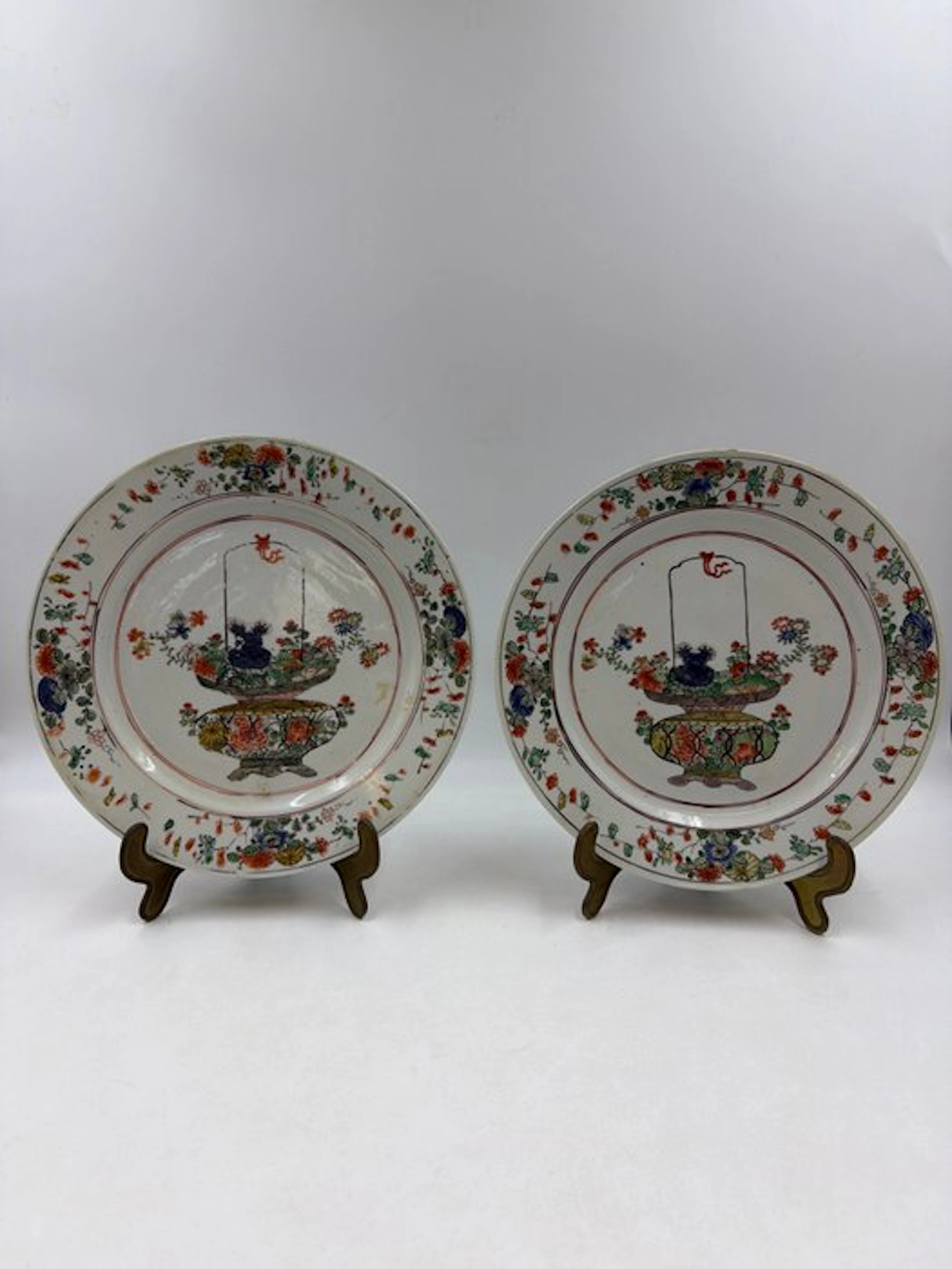 Plate - Porcelain - Kangxi Green Family