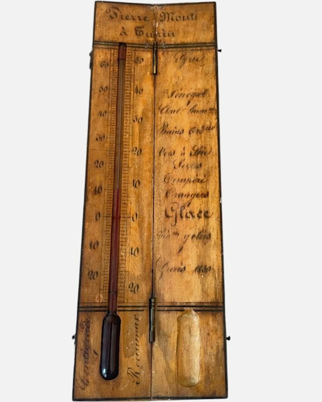 Pierre Monti Torino - Thermometer - Wood, Glass