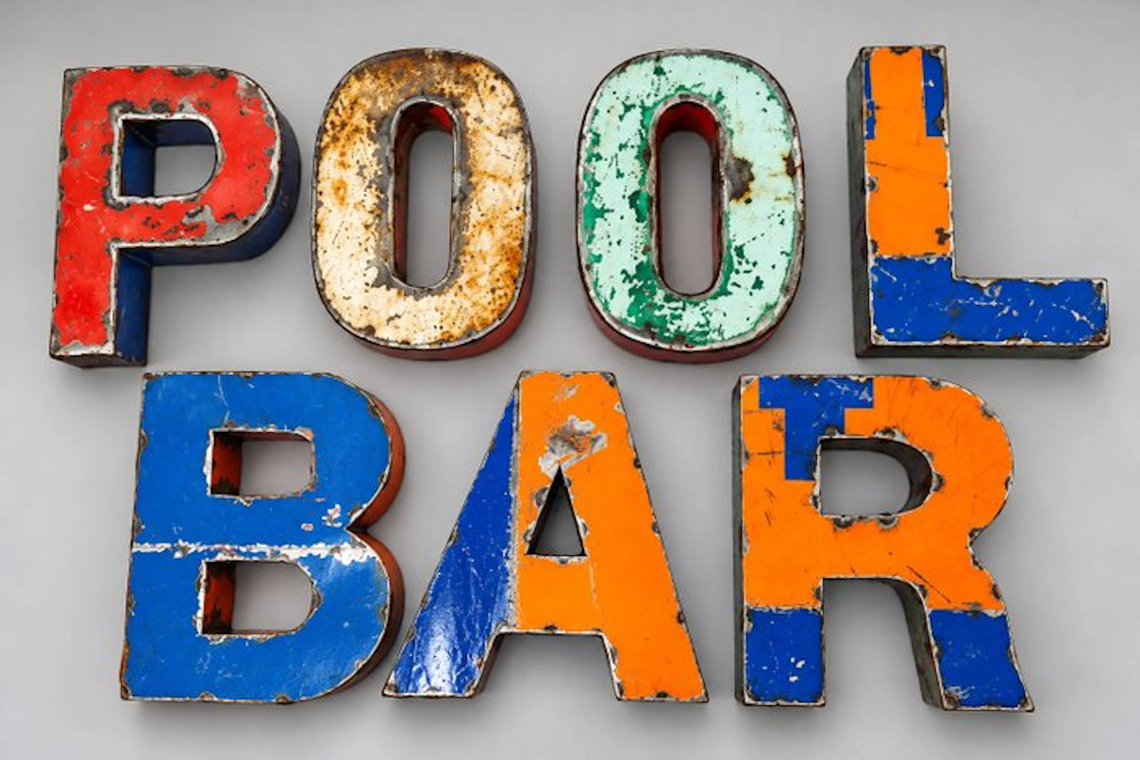 Decorative ornament (7) - Europe - Metal letters - Pool Bar