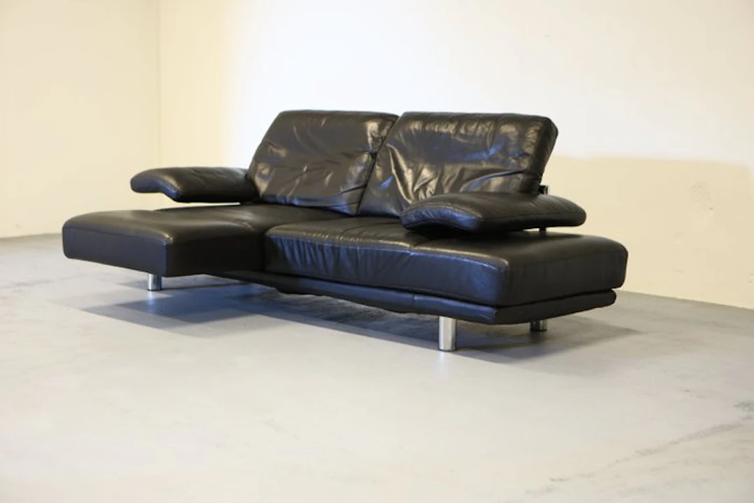 Rolf Benz - Sofa - 2400 - Leather, Chrome