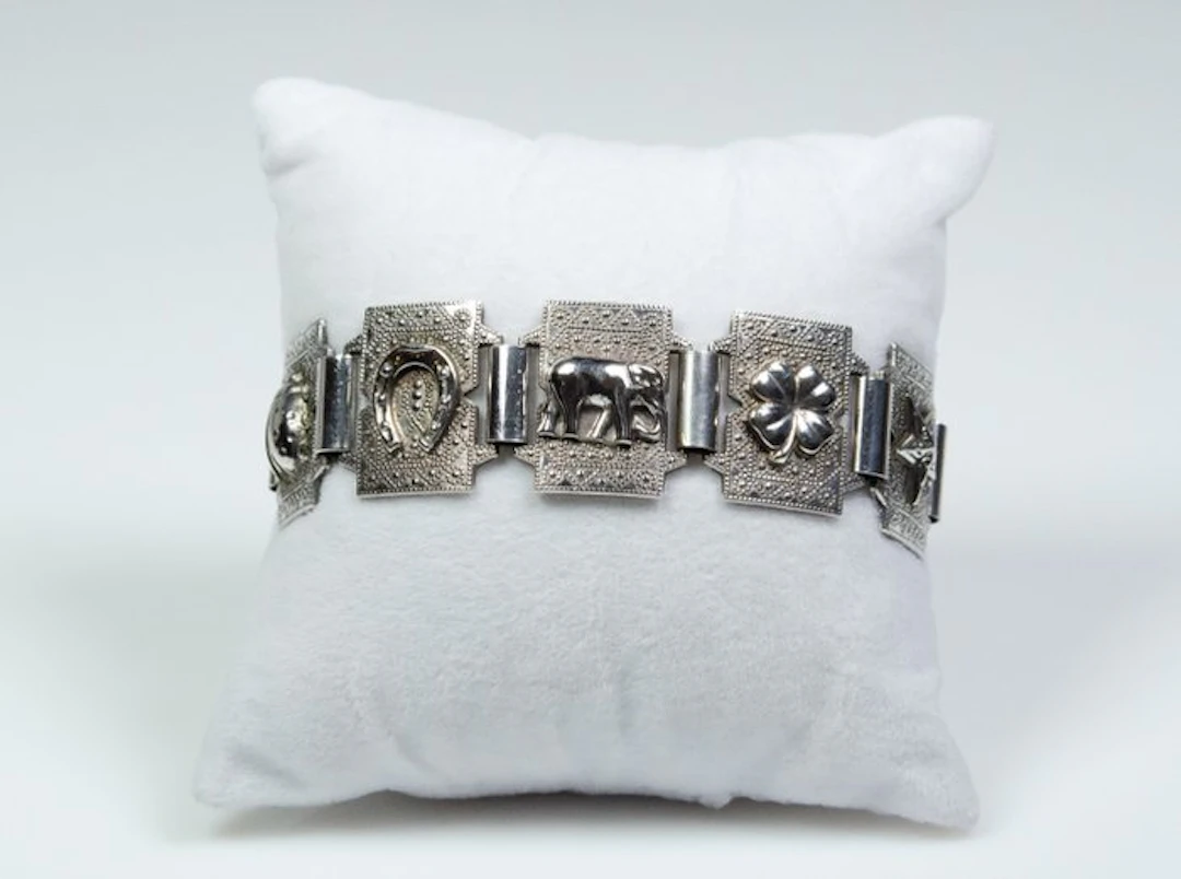 - 835 silver - good luck charm - handmade - Bracelet