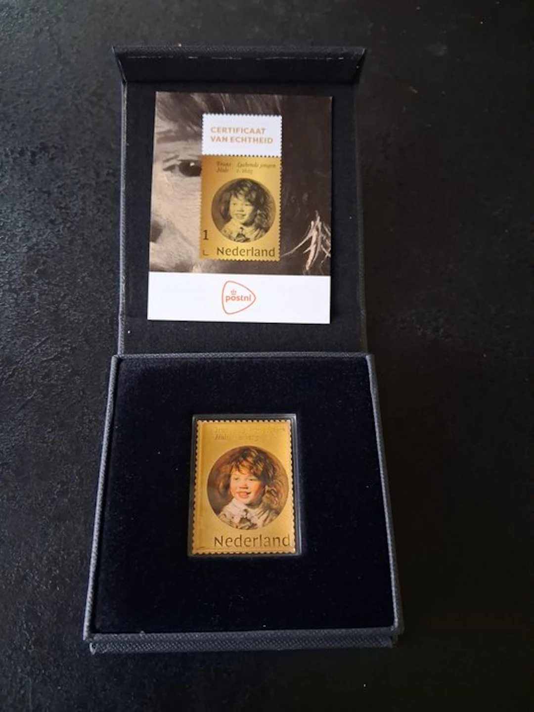 Netherlands 2026 - Frans Hals mint-condition 24-karat gold postage stamp