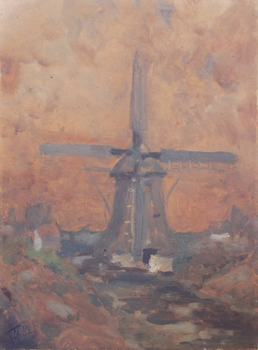 Hollandse School (XX) - 'Molen'