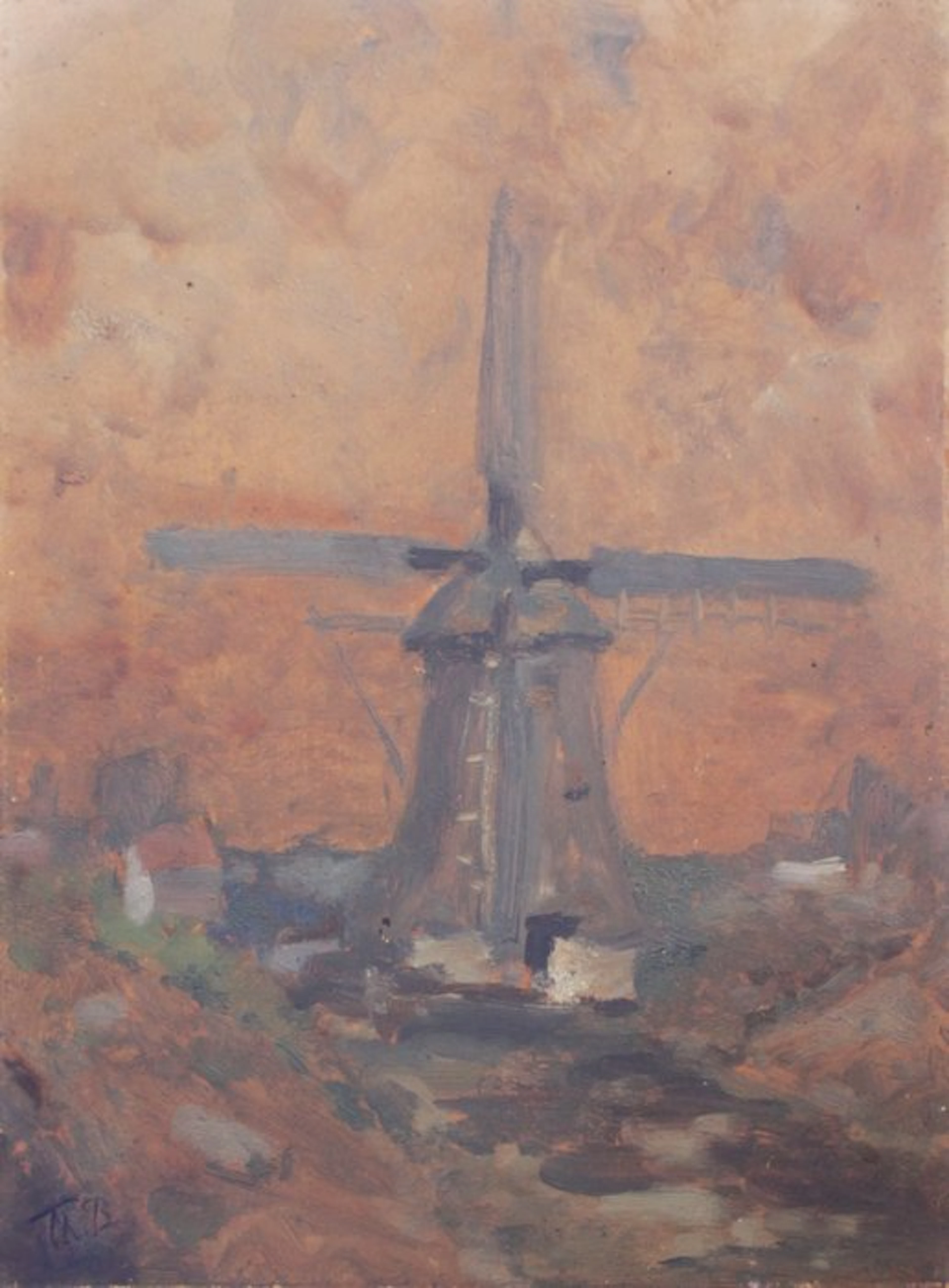 Hollandse School (XX) - 'Molen'